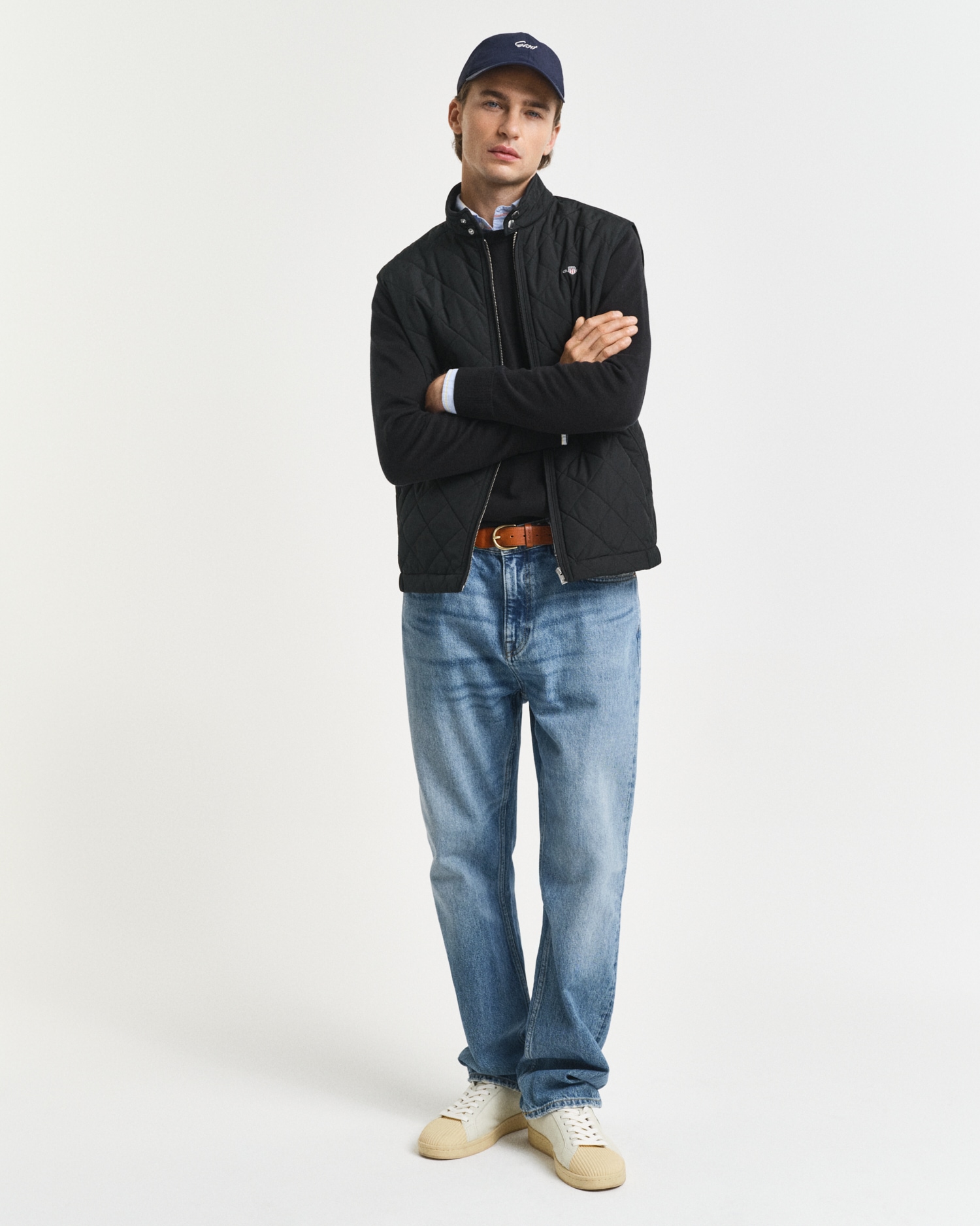 Gant Steppweste »QUILTED WINDCHEATER VEST«, mit Wattierung aus recyceltem Polyester