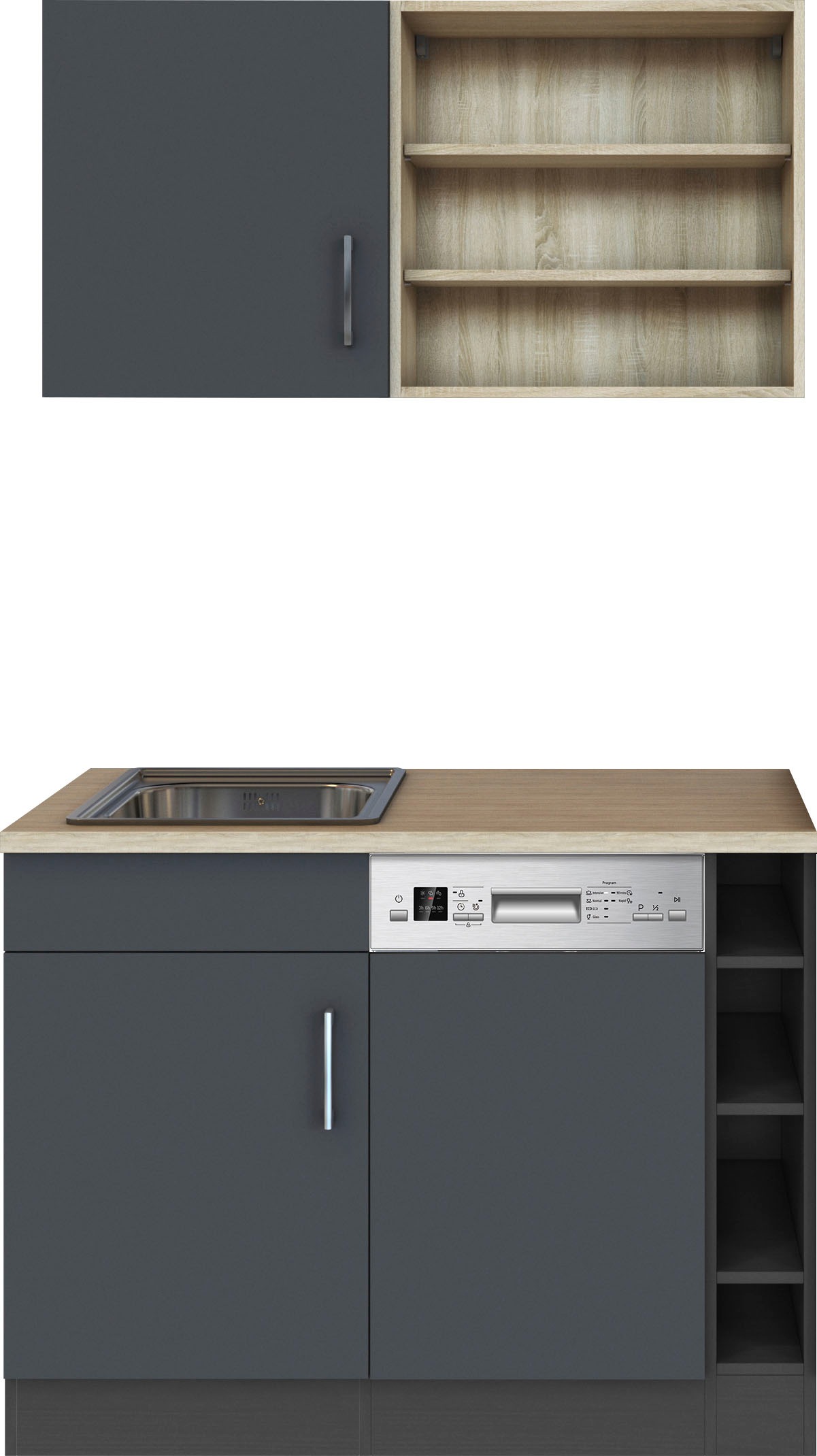 KOCHSTATION Pantryküche "KS-Mali" Breite 110 cm, mit E-Geräten günstig online kaufen