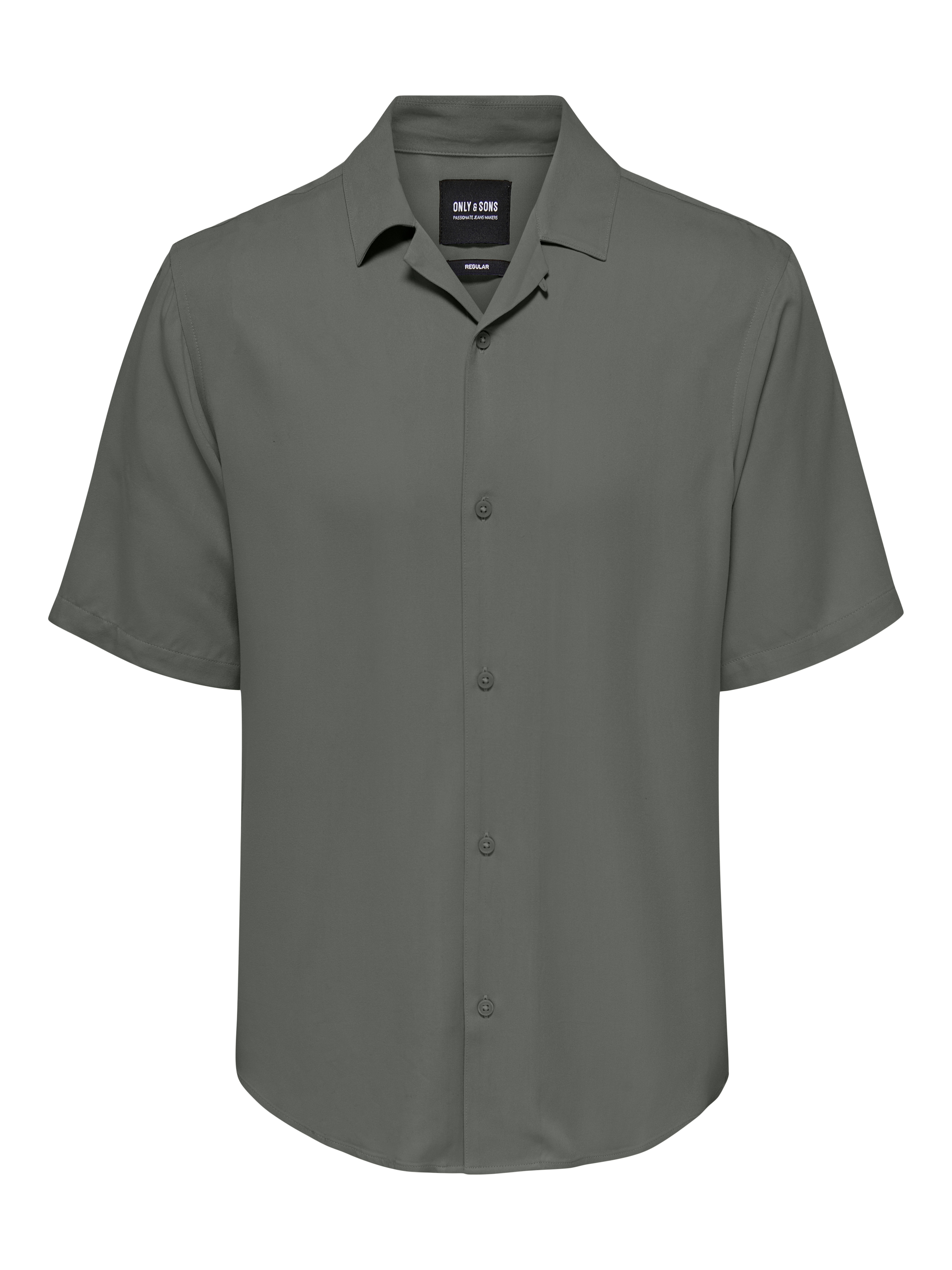 ONLY & SONS Kurzarmhemd »ONSDASH LIFE REG VISC RES SS SHIRT«