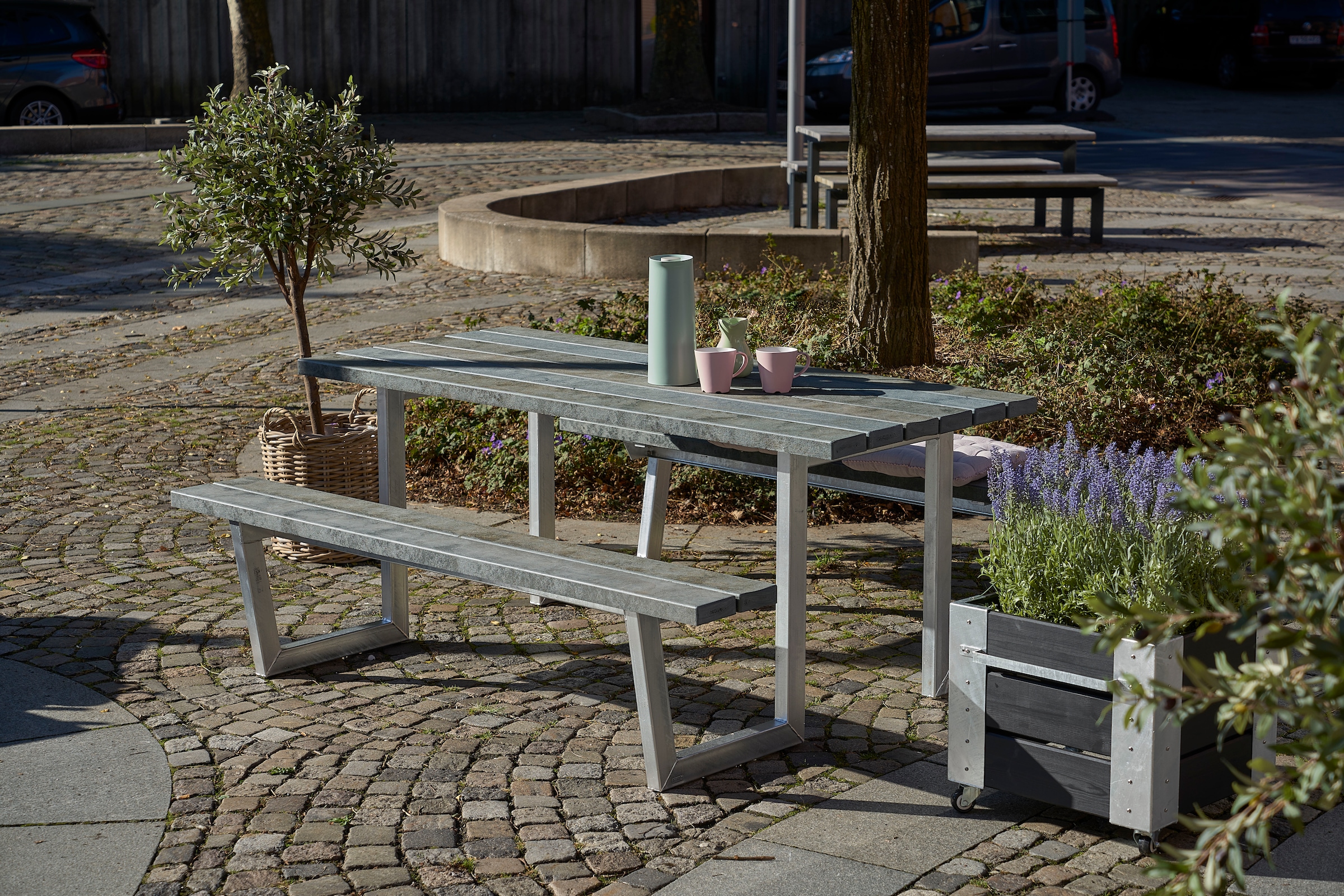 PLUS Garten-Essgruppe »»Wega« Kombimöbel«, (1 tlg.), 177x161x73/45 cm