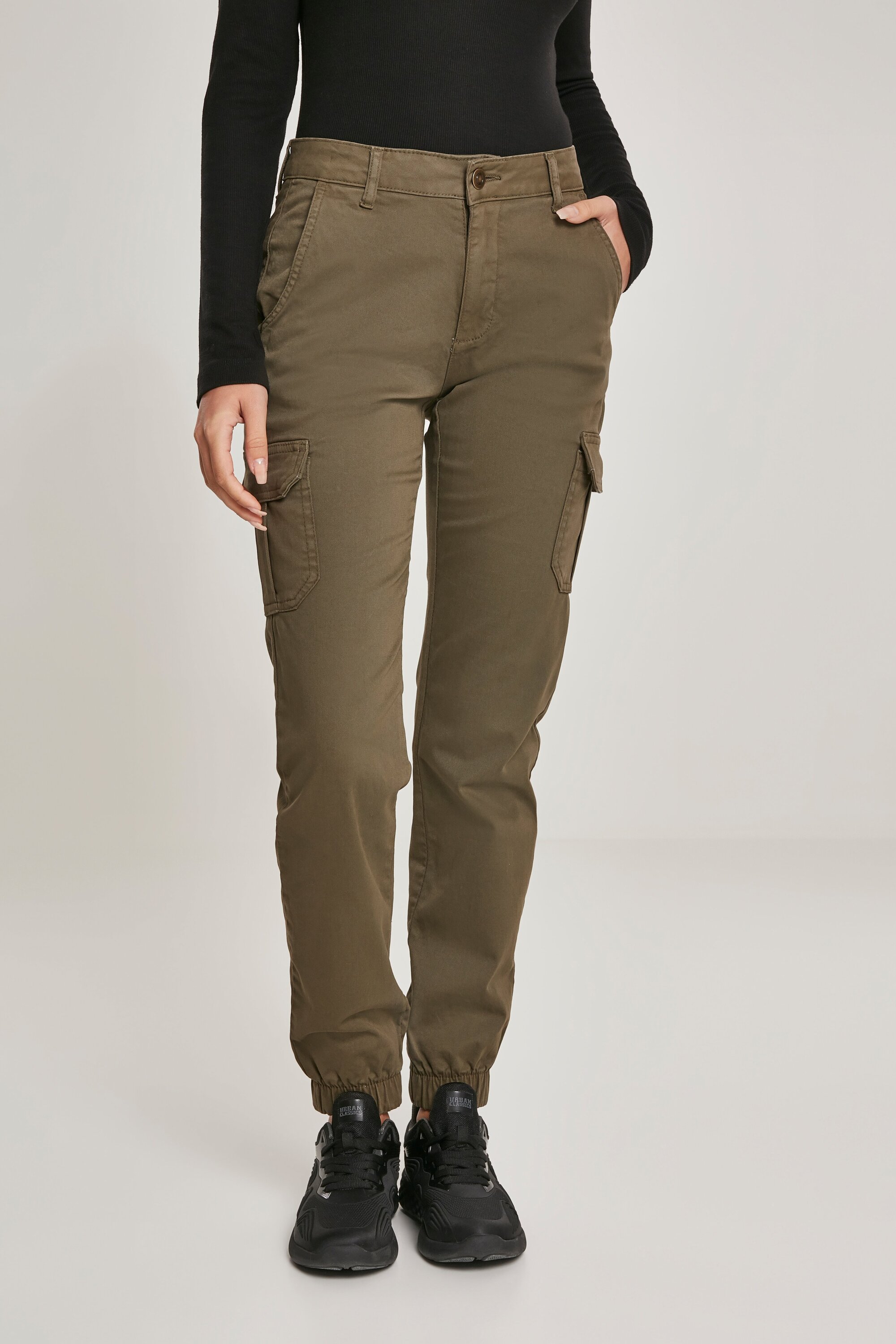 urban classics -  Cargohose " Damen Ladies High Waist Cargo Pants"