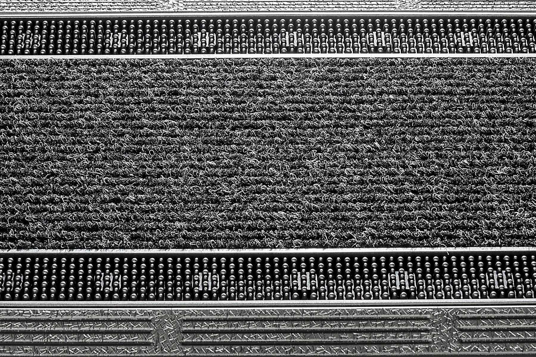 Home2Fashion Fußmatte »CenterClean XL«, rechteckig, 10 mm Höhe, schmale Schmutzfangmatte, strapazierfähig, In- und Outdoor geeignet