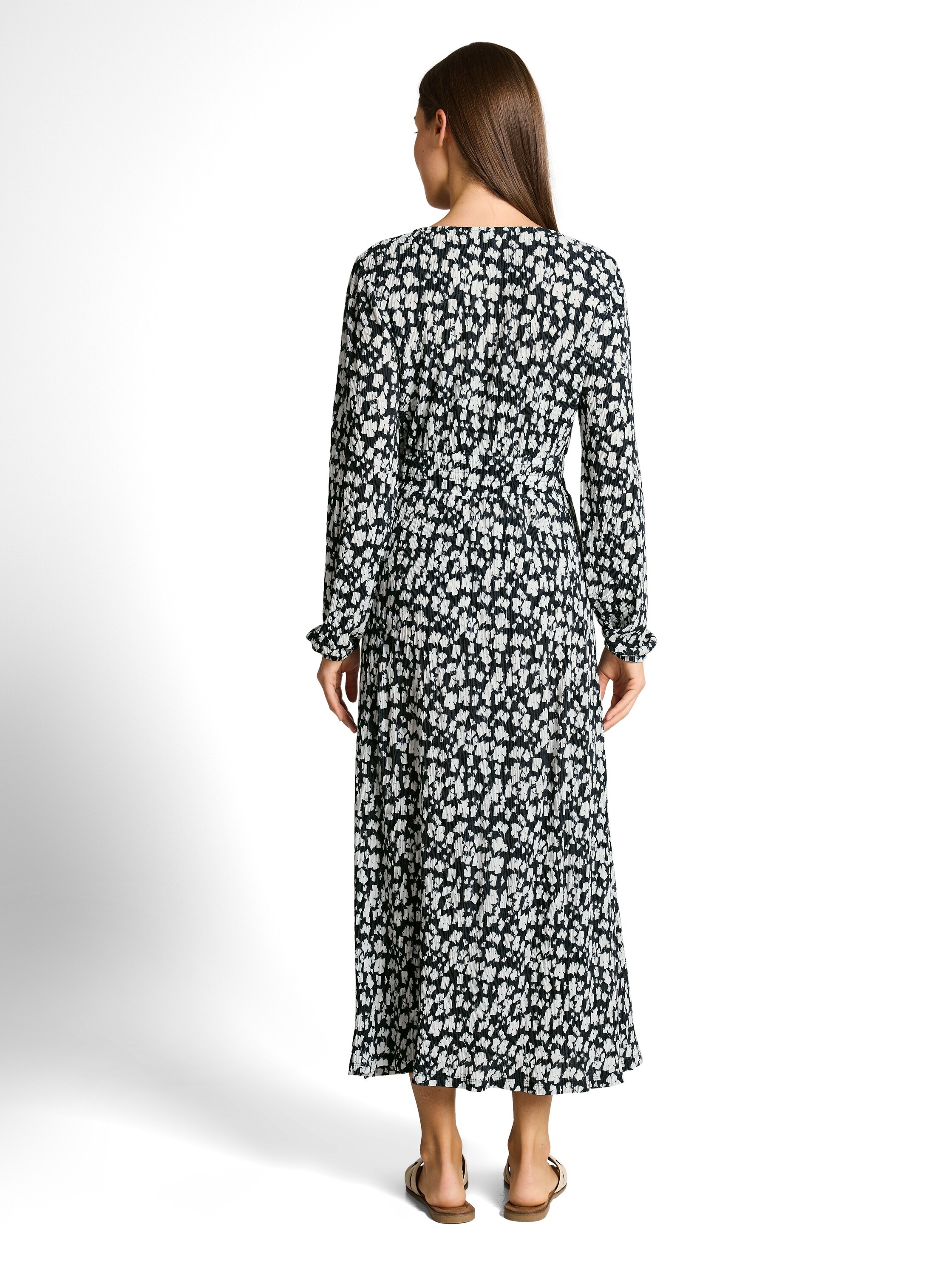 TOM TAILOR Midikleid mit All-Over Print