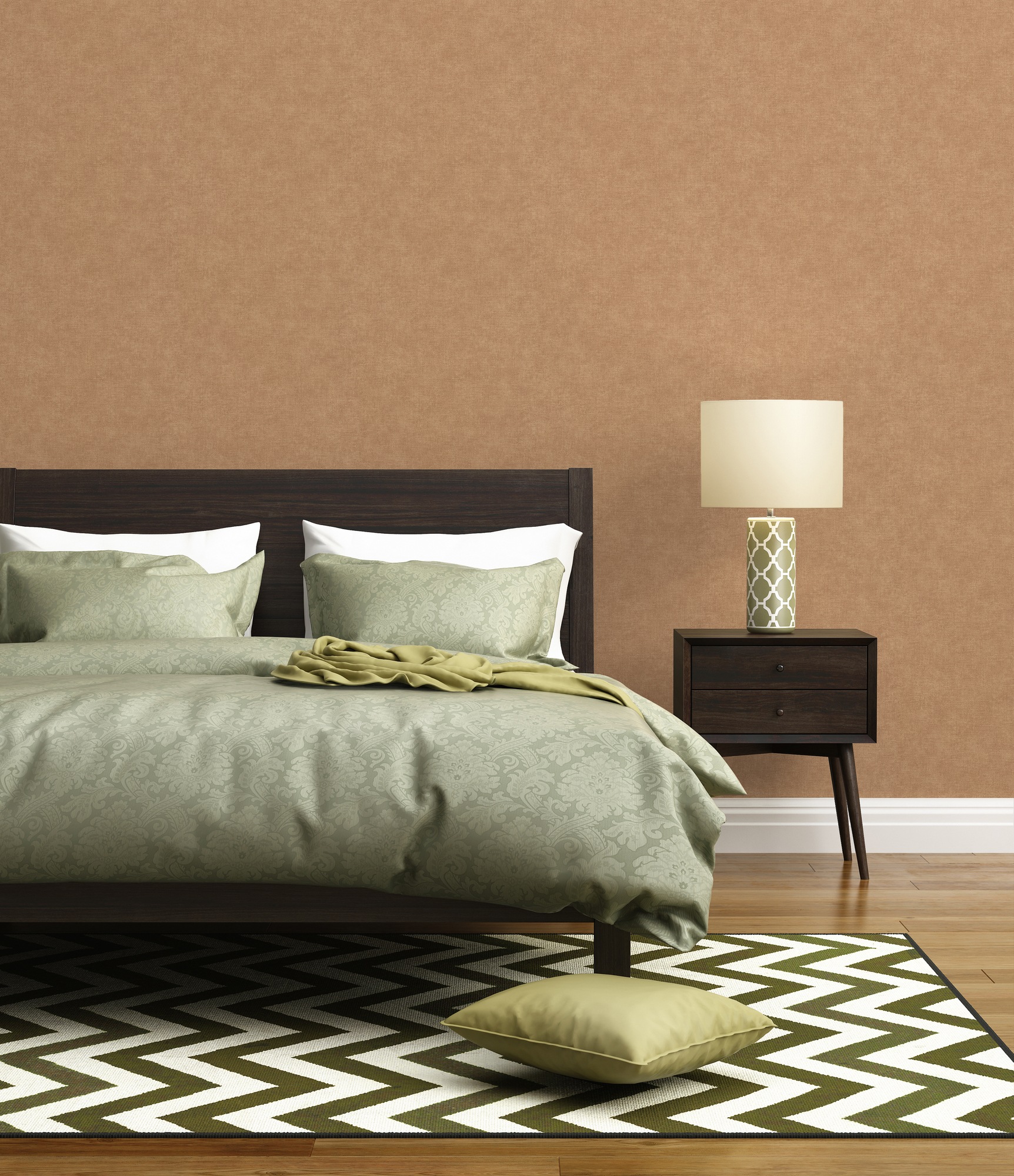 living walls Vliestapete »Smart Surfaces einfarbige Tapete Unitapete Struktur-Optik Landhaus«, matt, Vliestapete Textil-Optik für Schlafzimmer Küche Wohnzimmer Uni Design