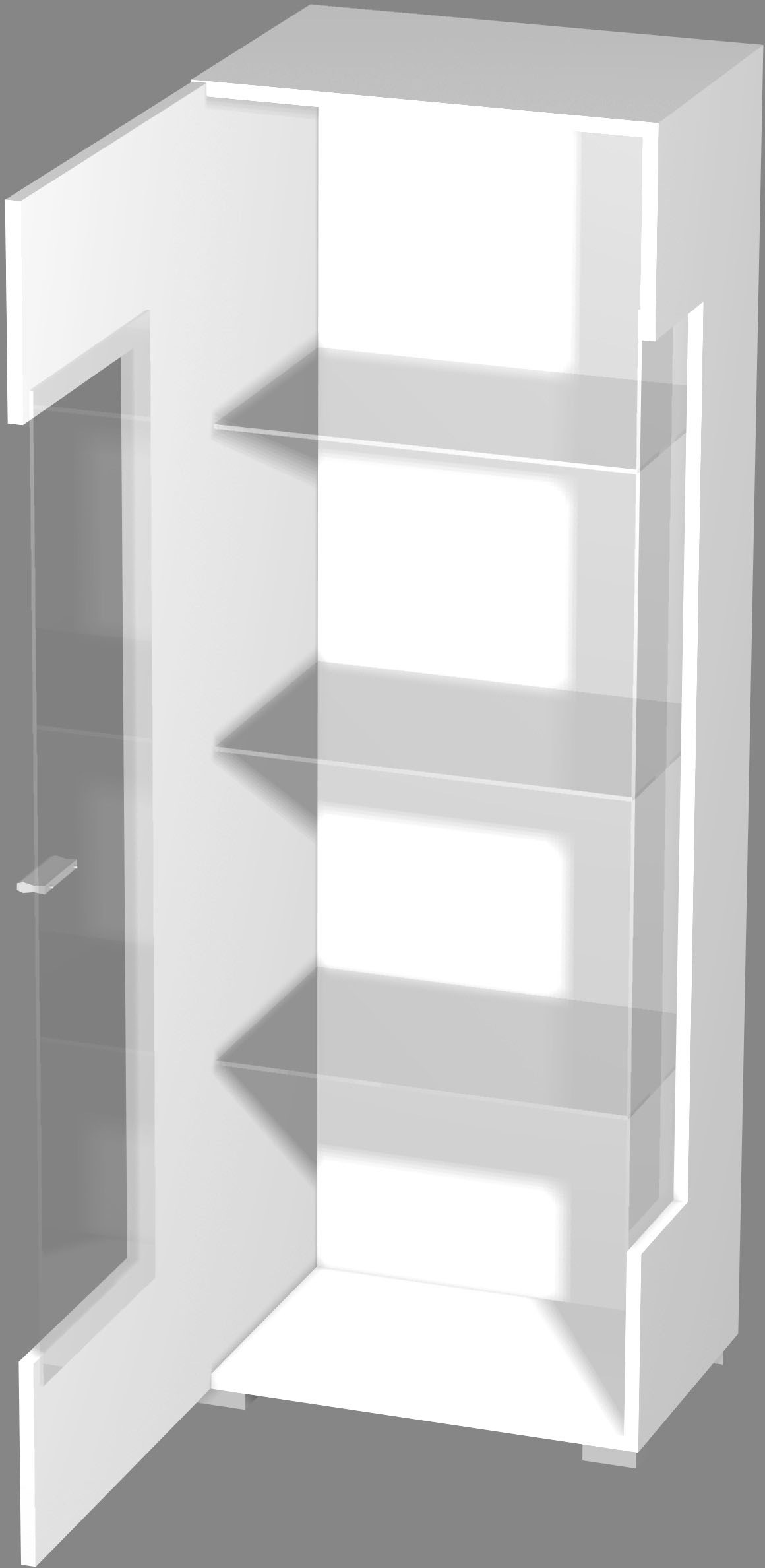 Höltkemeyer Vitrine "Happy", Standvitrine, Höhe 146 cm günstig online kaufen