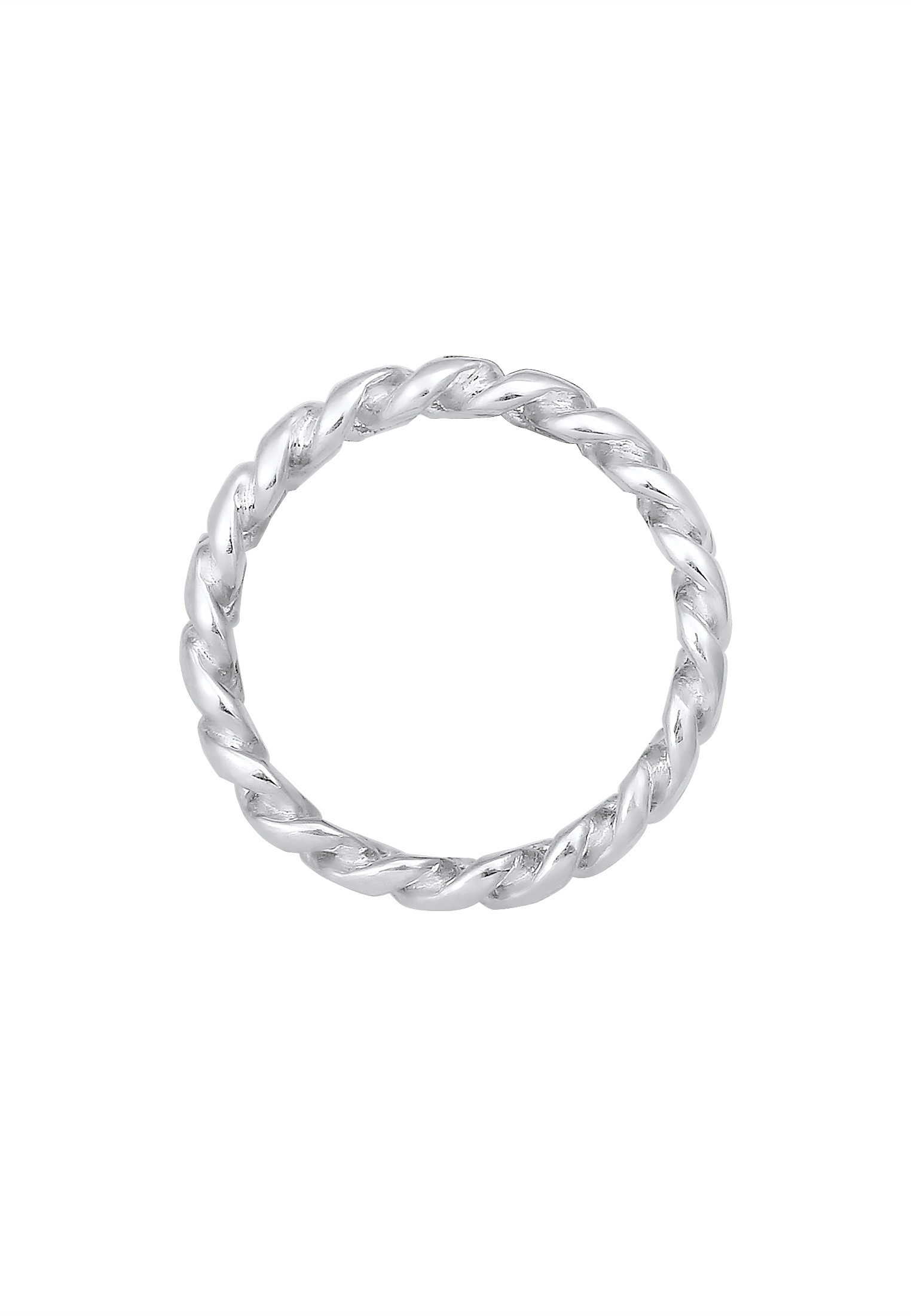 Elli Fingerring »Panzer Design Bandring 925 Silber«