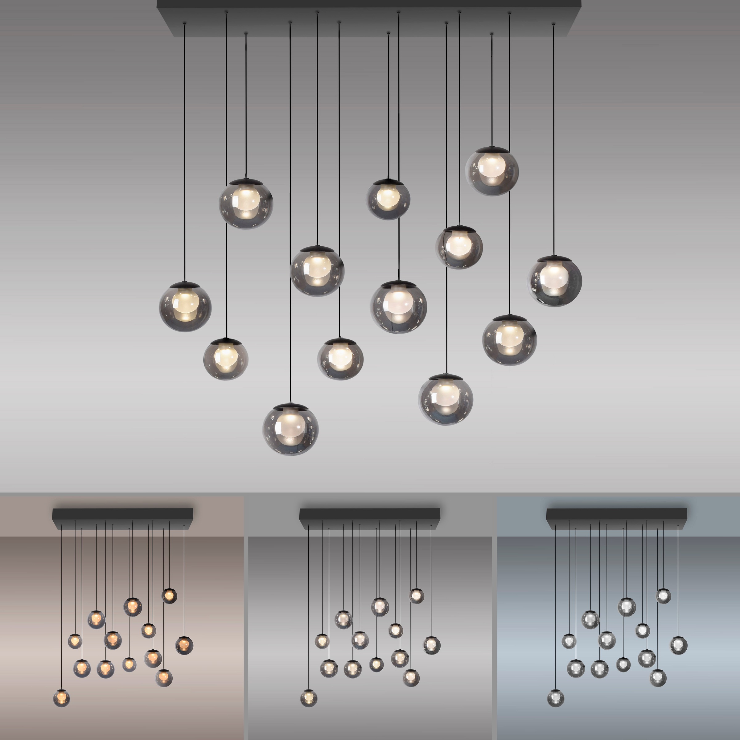 Neuhaus PURE LED Pendelleuchte »PURE Popup« LED-Board 1 Stk. warmweiß - kaltweiß Comfort Lift, CCT, dimmbar über Fernbedienung