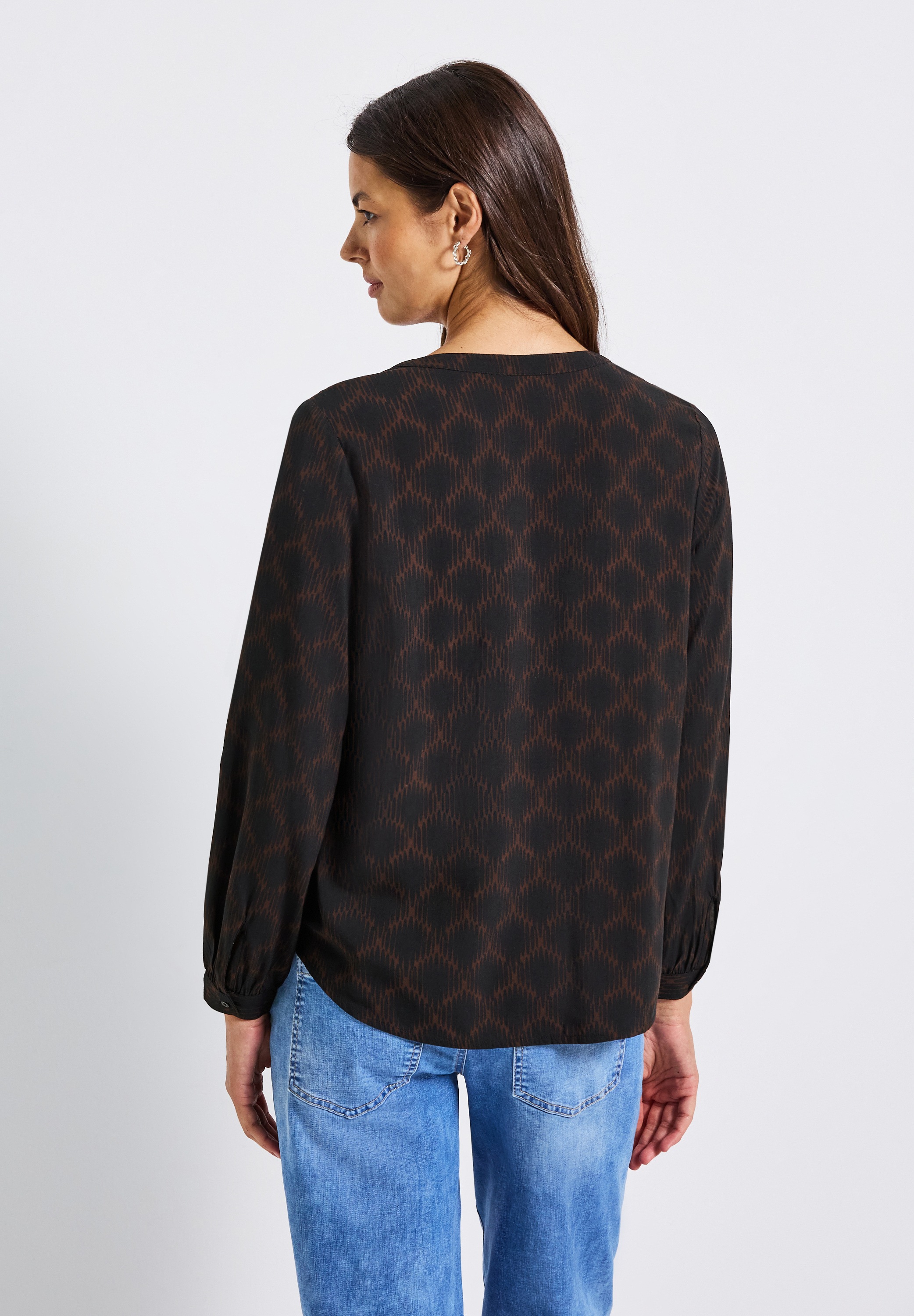 STREET ONE Langarmbluse, aus softer Viskose günstig online kaufen
