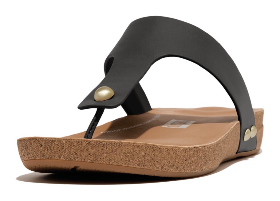 Fitflop IQUSHION LEATHER TOE-POST SANDALS Zehentrenner, günstig online kaufen