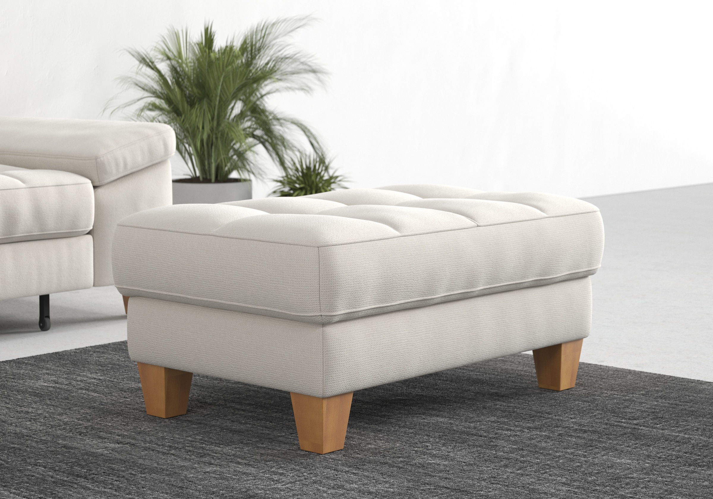 sit&more Stauraumhocker »Westham«, wahlewise mit/ohne Federkern