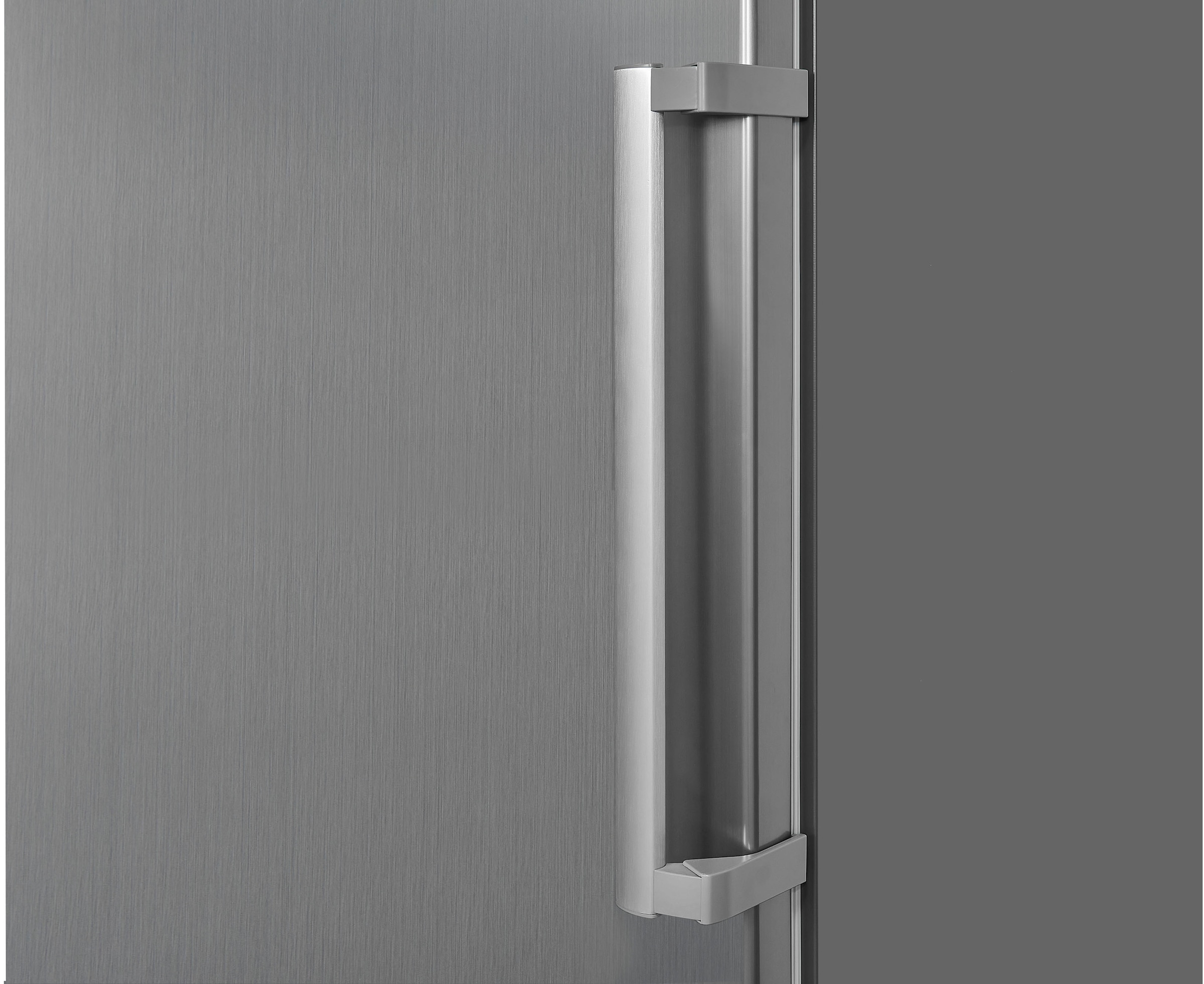 exquisit Gefrierschrank »GS295--H-040E inoxlook«, 185 cm hoch, 60 cm breit, Türanschlag wechselbar