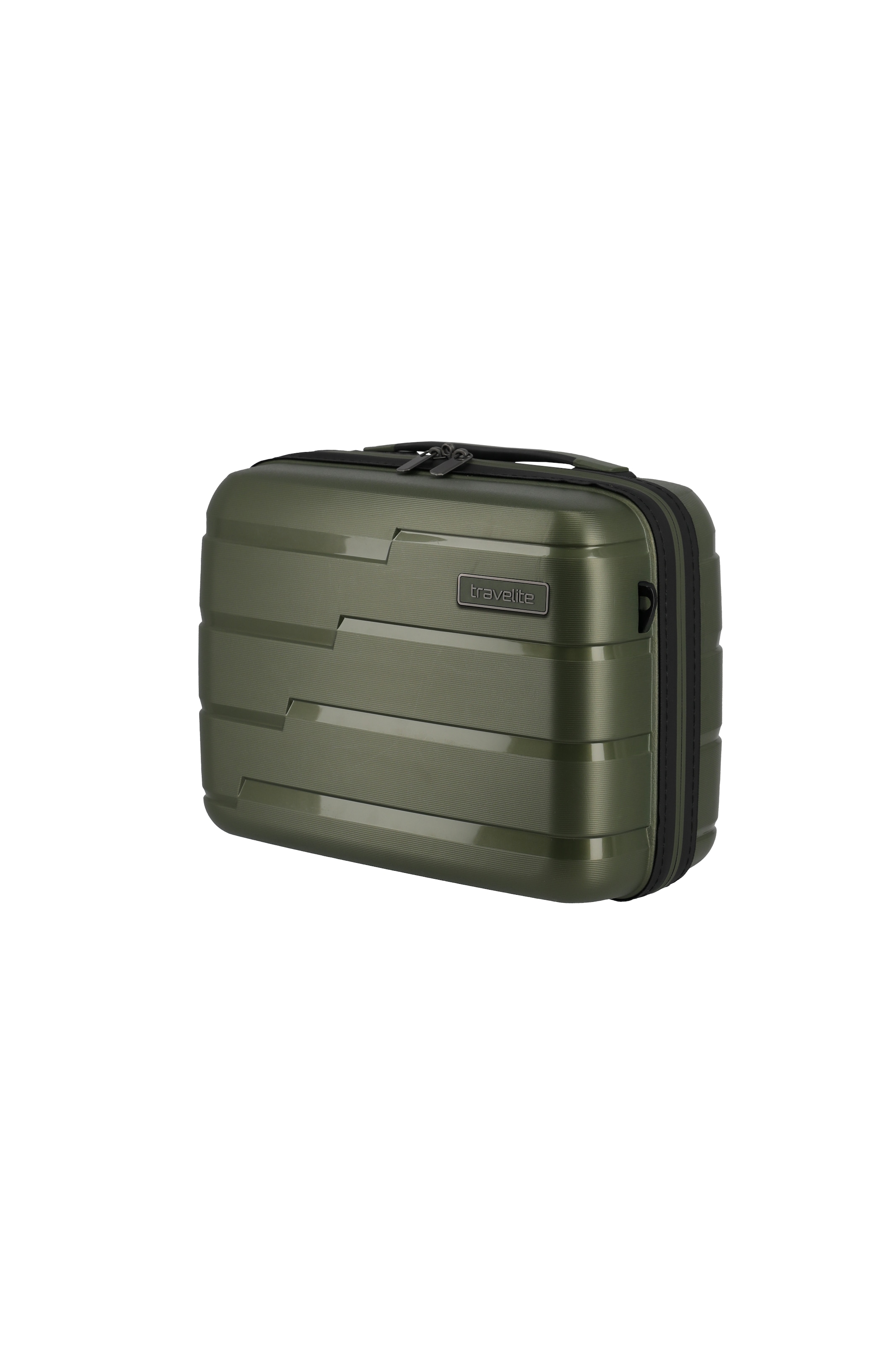 travelite Beautycase »AIR BASE Kosmetikkoffer Hartschale« mit TSA-Schloss und Aufsteckfunktion – robust und leicht