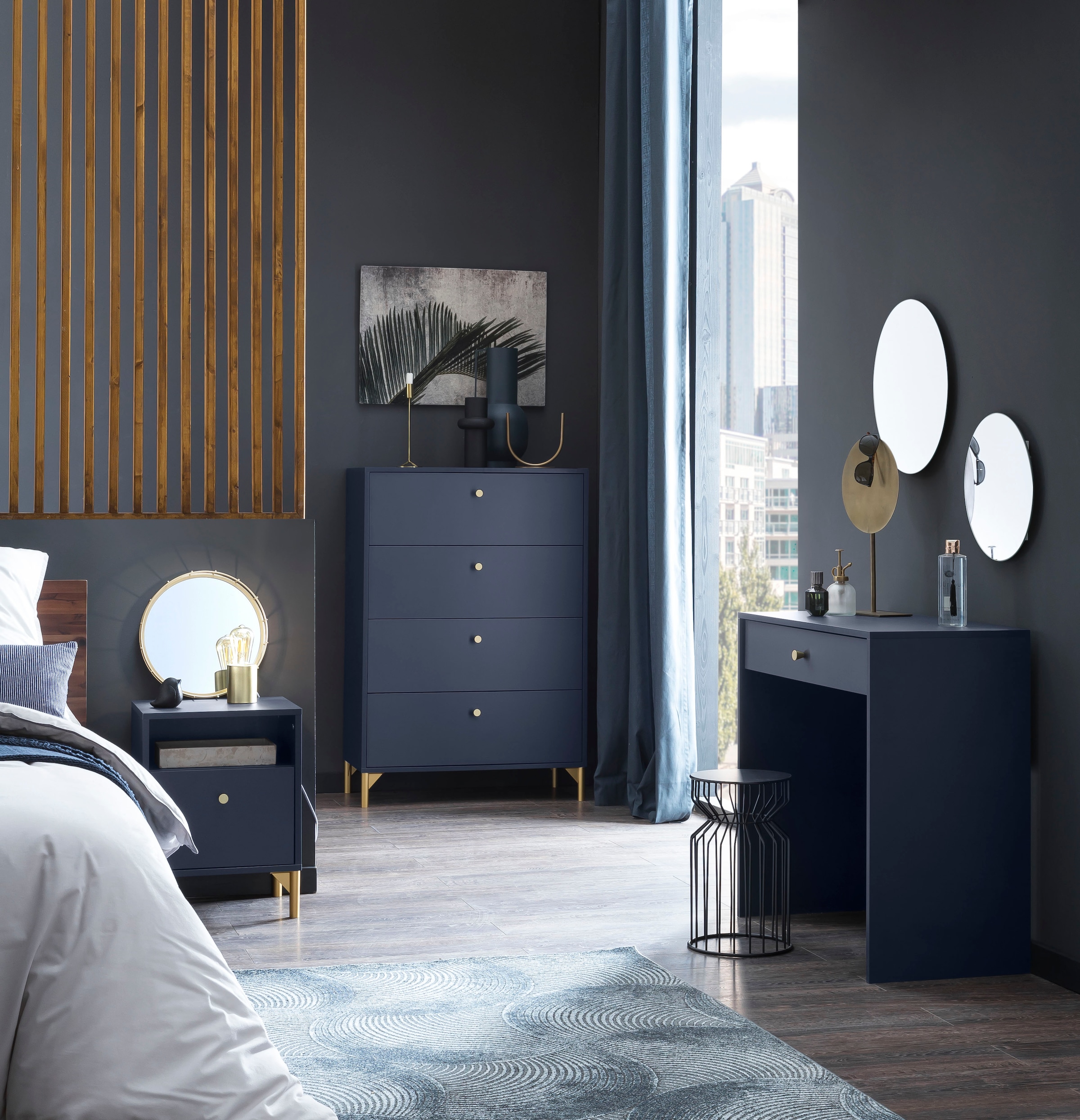 Schildmeyer Wandspiegel »Alfa« rund, Durchmesser 45 cm