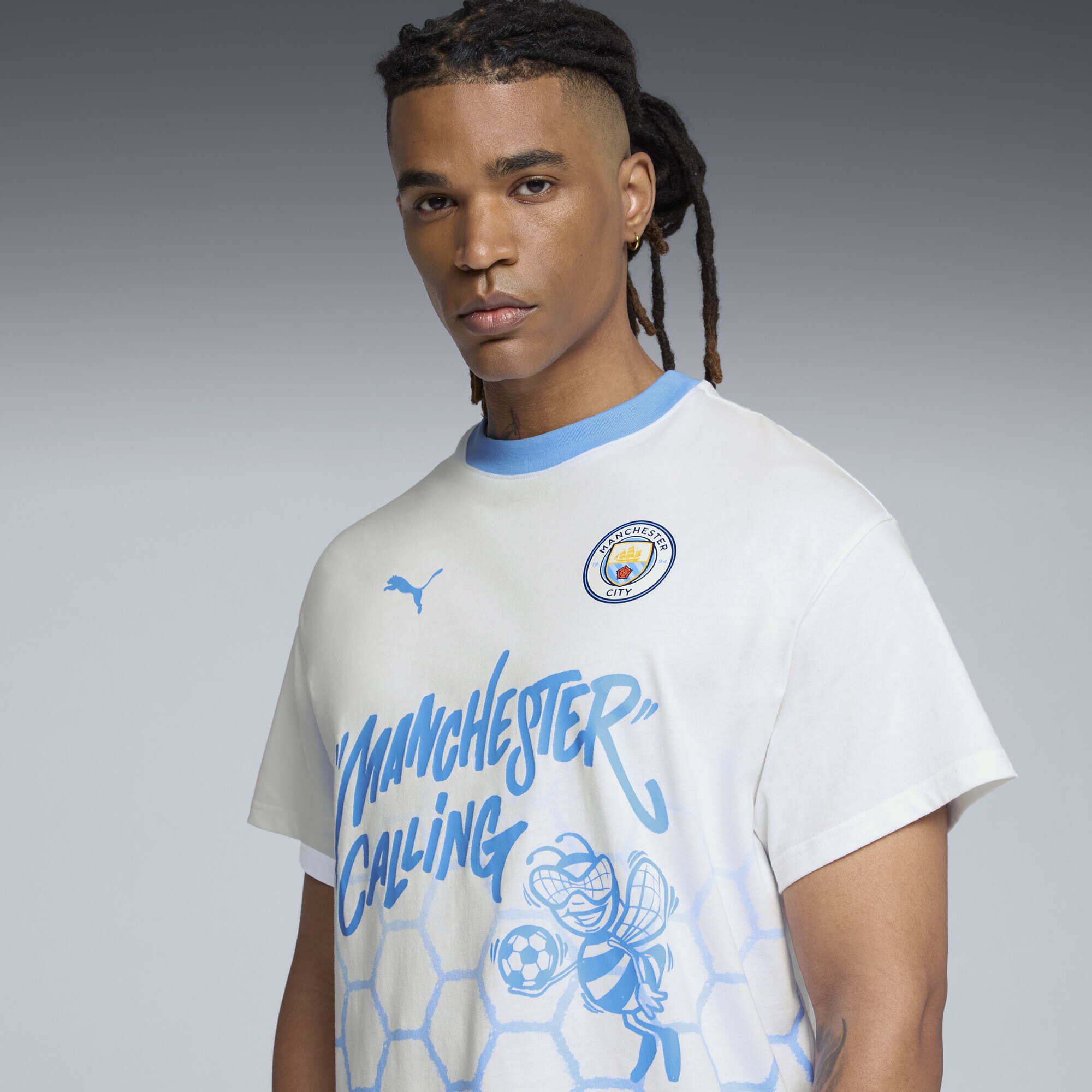 PUMA Trainingsshirt »PUMA HOOPS x MANCHESTER CITY Basketballshirt Herren«