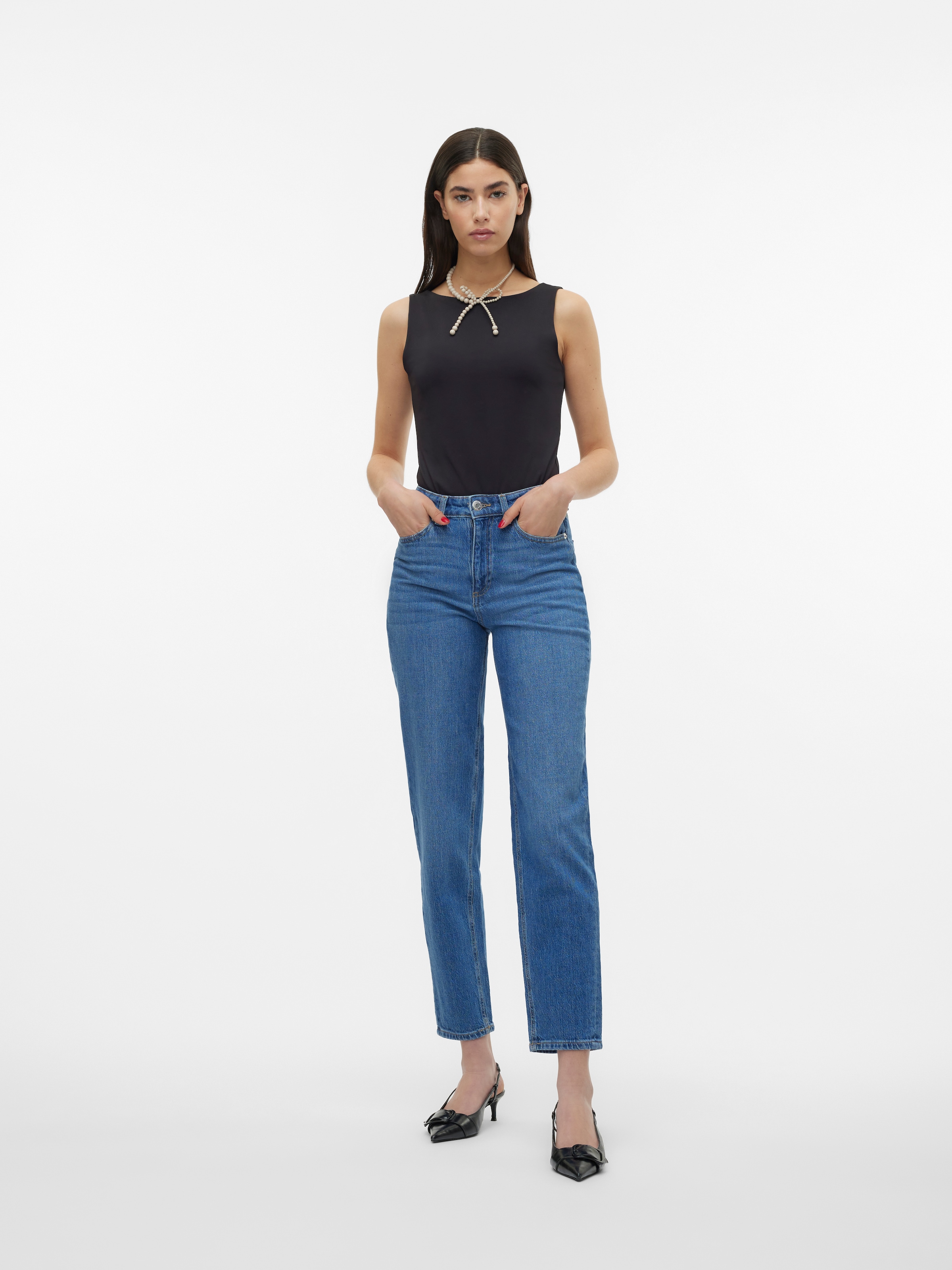 Vero Moda Mom-Jeans »VMTESSA HR MOM JEANS RA380 GA«