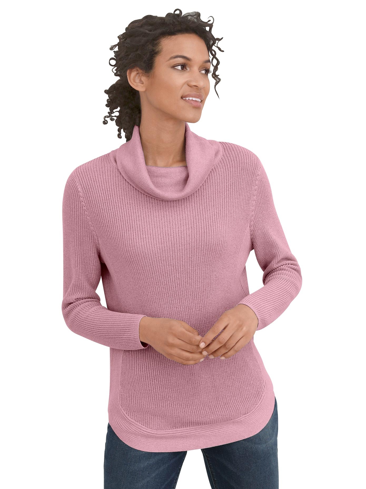 Rosa Rollkragenpullover Bestellen Baur