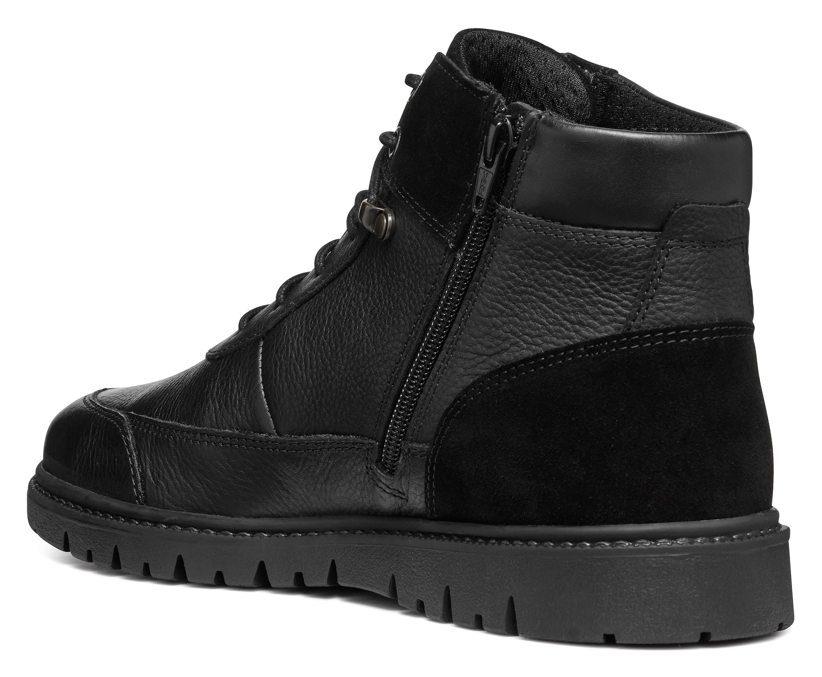 Geox Schnürboots »U GHIACCIAIO A«, Worker Boots, Schnürstiefel, Casual Boot mit durchgezogener Sohle
