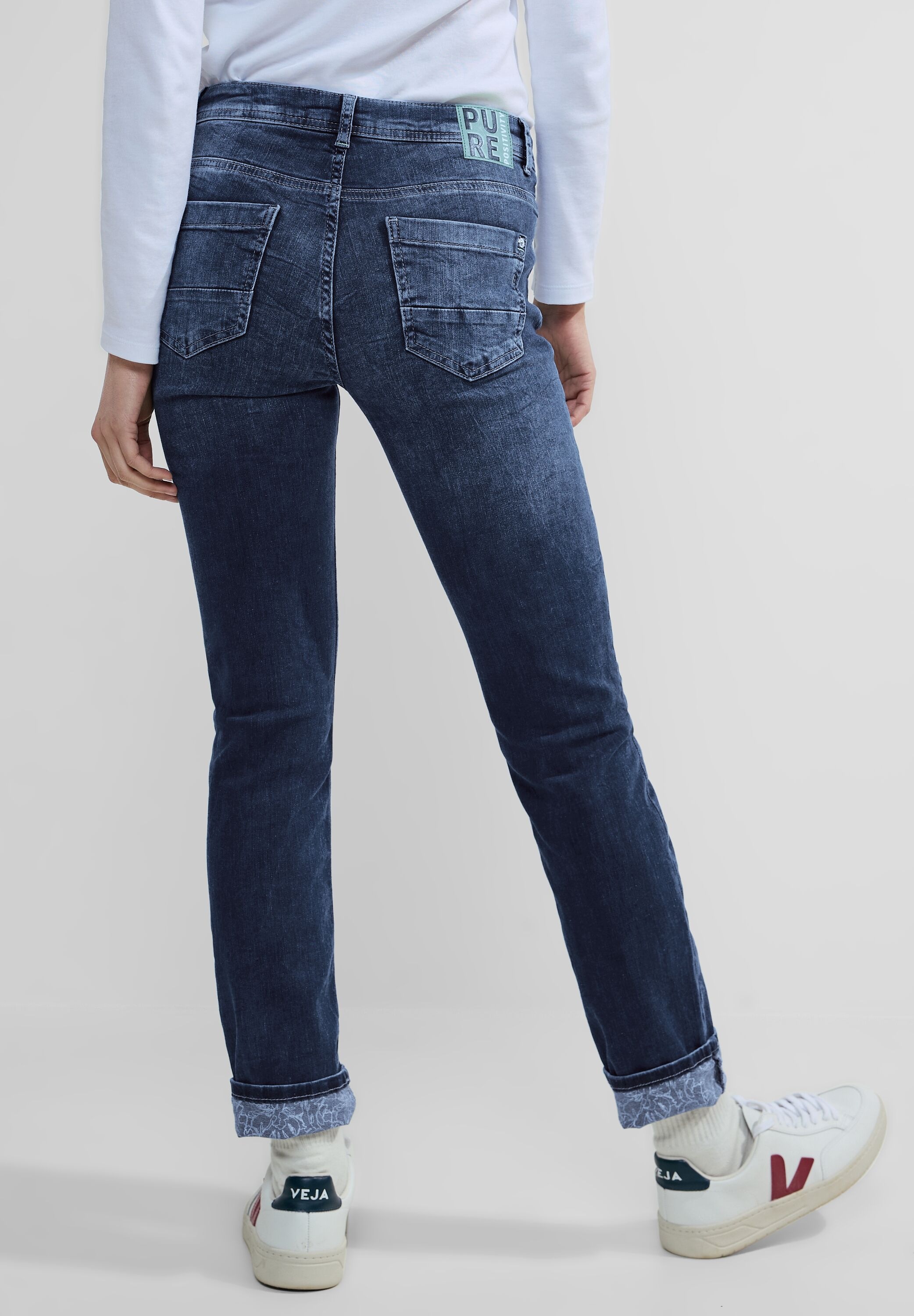 Cecil Slim-fit-Jeans, Middle Waist