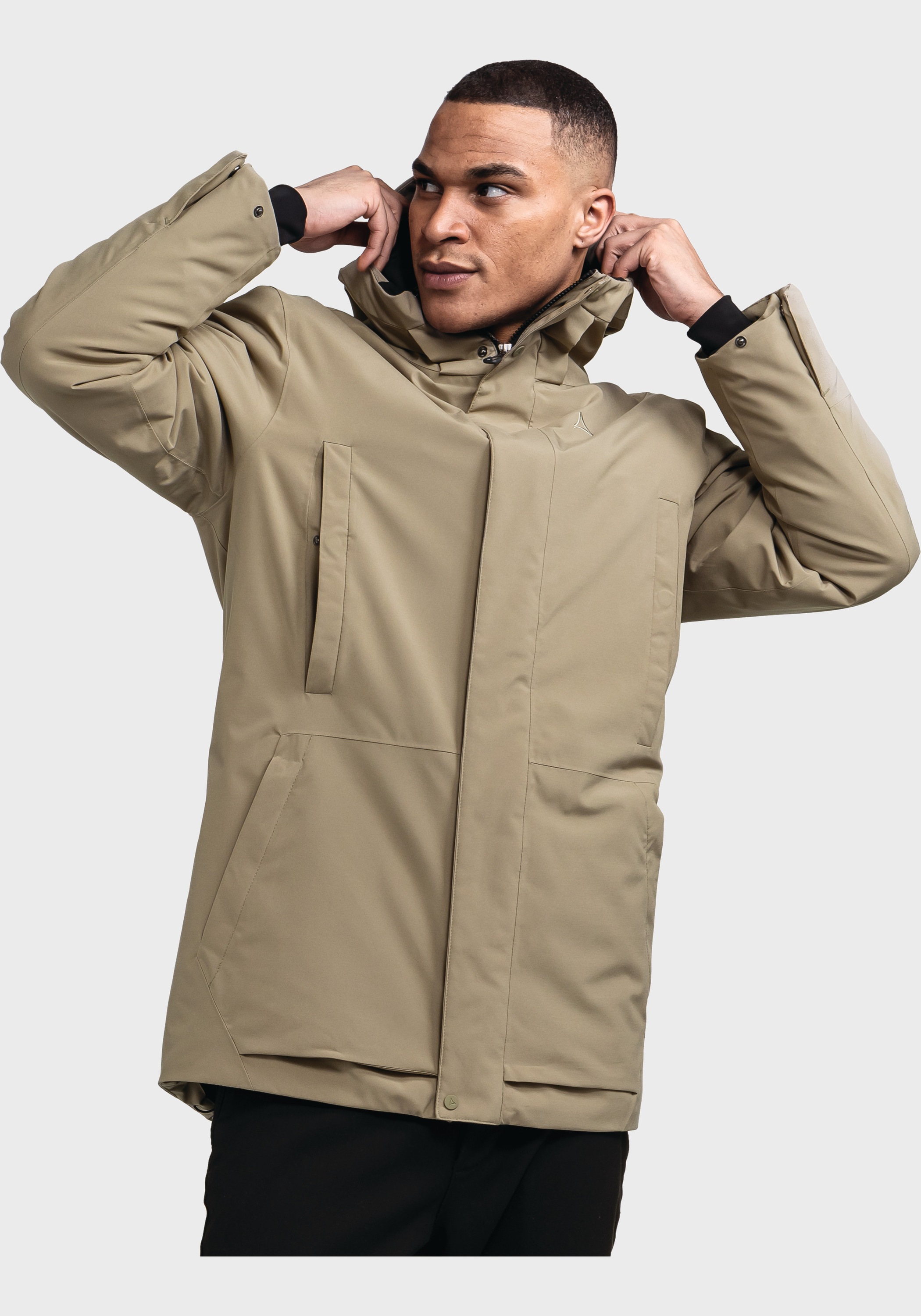Schöffel Langjacke »Urban Ins Parka Style Crivat MNS«, mit Kapuze
