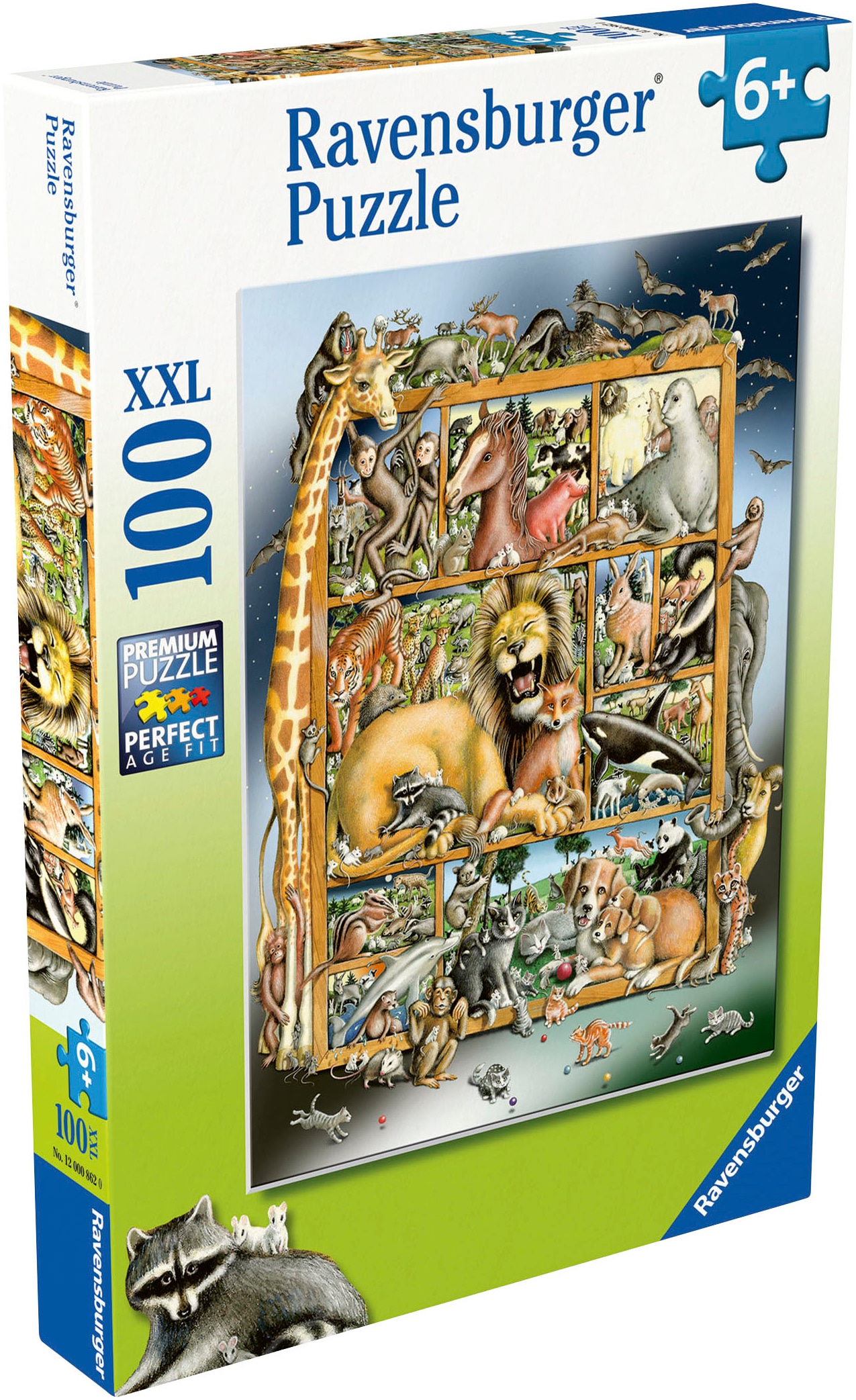 Ravensburger Puzzle »Tiere im Regal«, Made in Germany