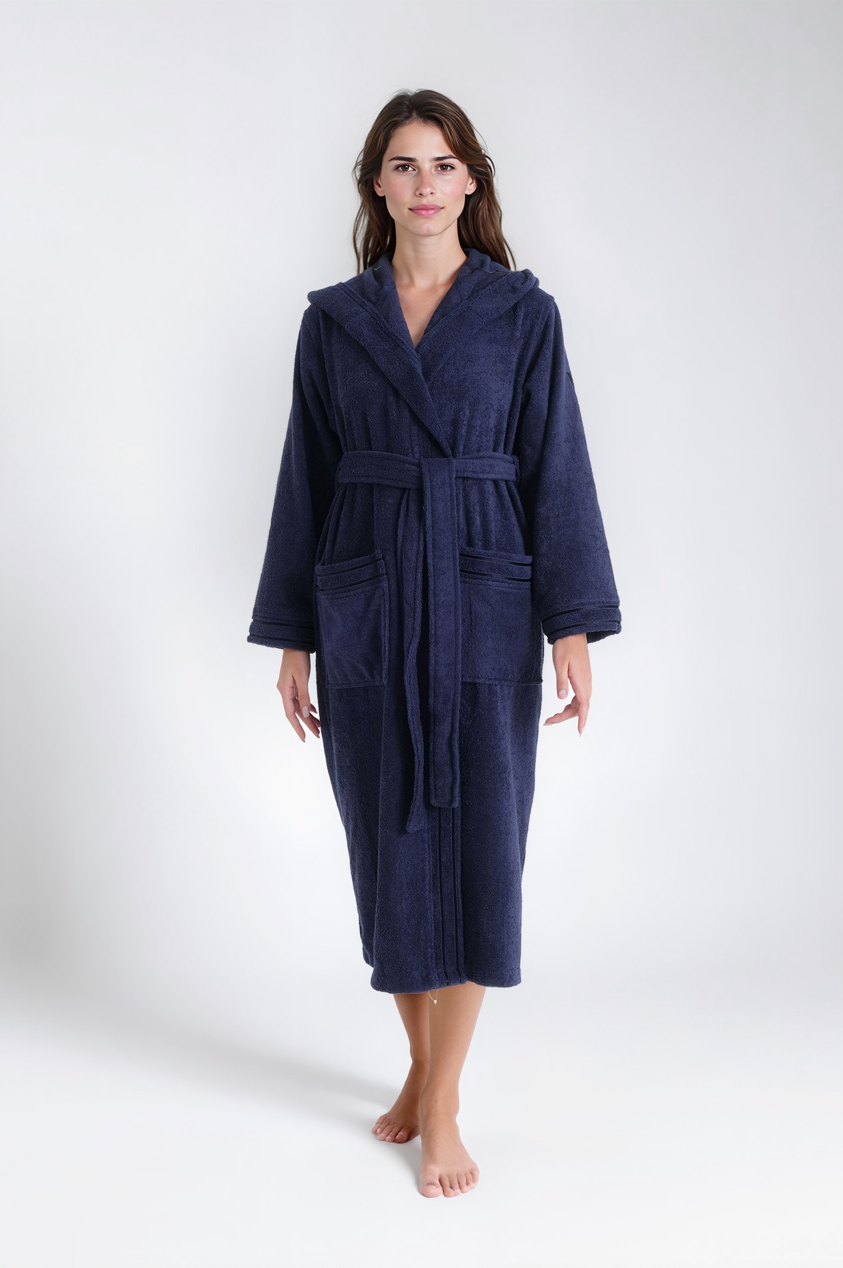 Bruno Banani Damenbademantel "Clement, ideal für Sauna & Spa, Hotelbademant günstig online kaufen