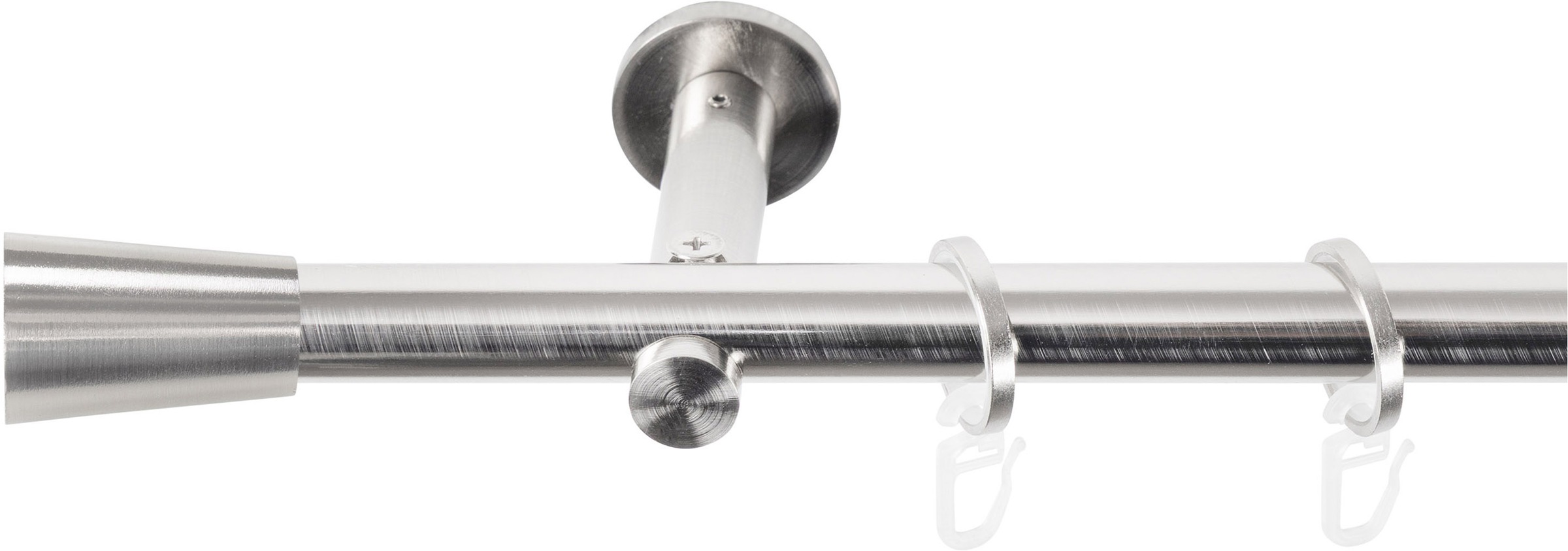 SN DECO GROUP Gardinenstange Ø 19 mm 1 läufig-läufig Fixmaß;kürzbar