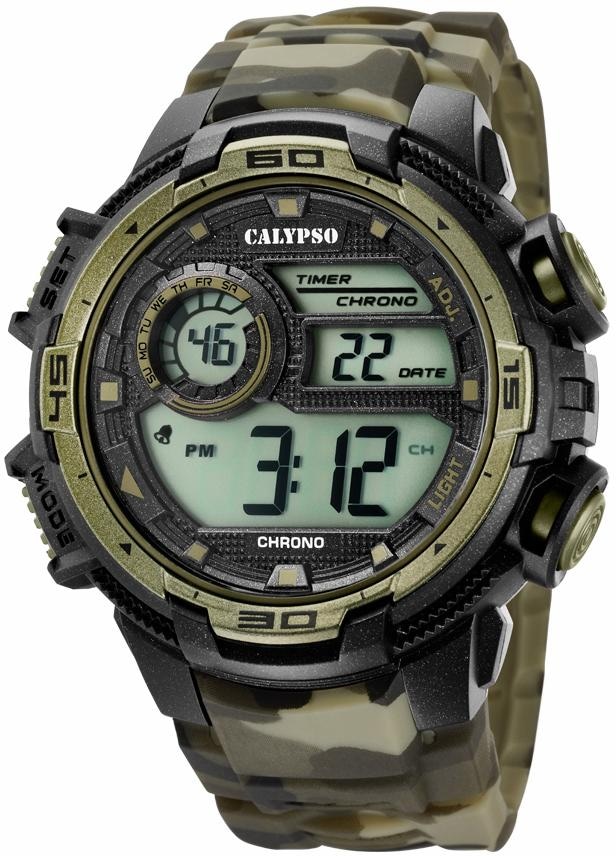 CALYPSO WATCHES Chronograph »K5723/6«, Armbanduhr, Quarzuhr, Herrenuhr, Datum, Digitalanzeige, Stoppfunktion