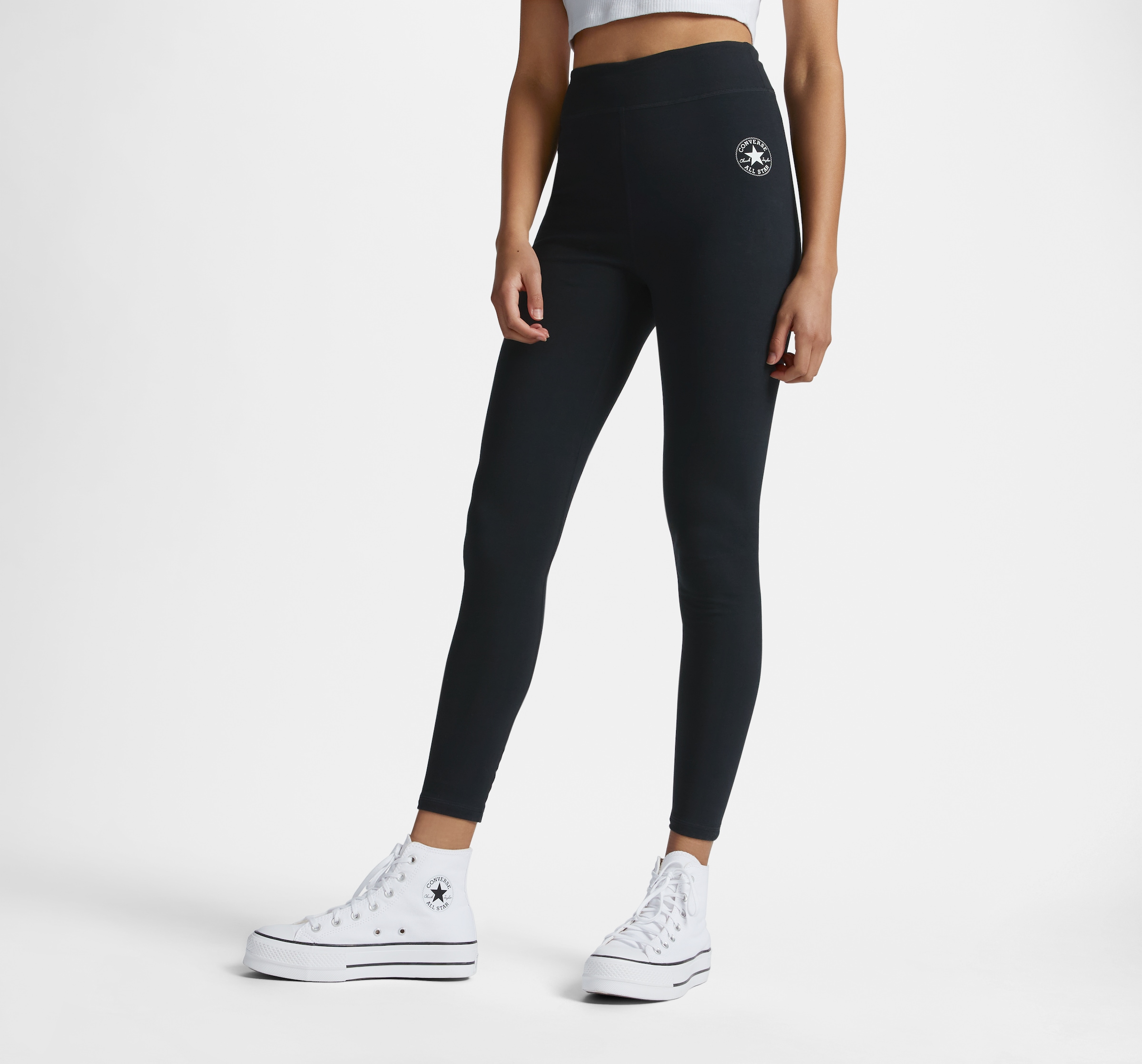 Converse Leggings "WOMENS CONVERSE RETRO CHUCK TAYLOR", mit elastischem Bun günstig online kaufen