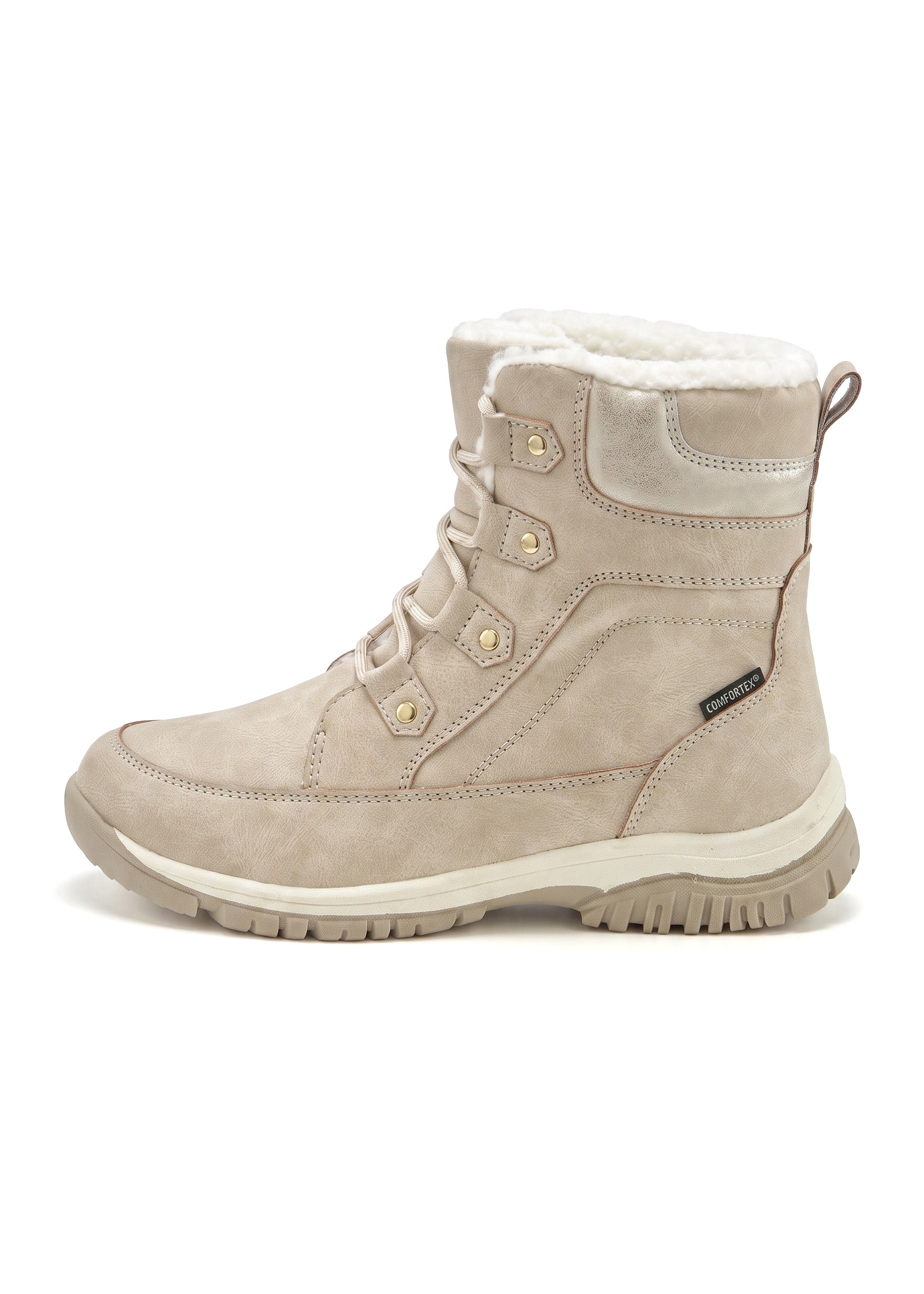 LASCANA Stiefelette »Outdoorstiefel, Winterstiefelette, Winterboots, Schneestiefel,«  NEU mit wasserabweisender Comfortex-Membrane zum Schnüren