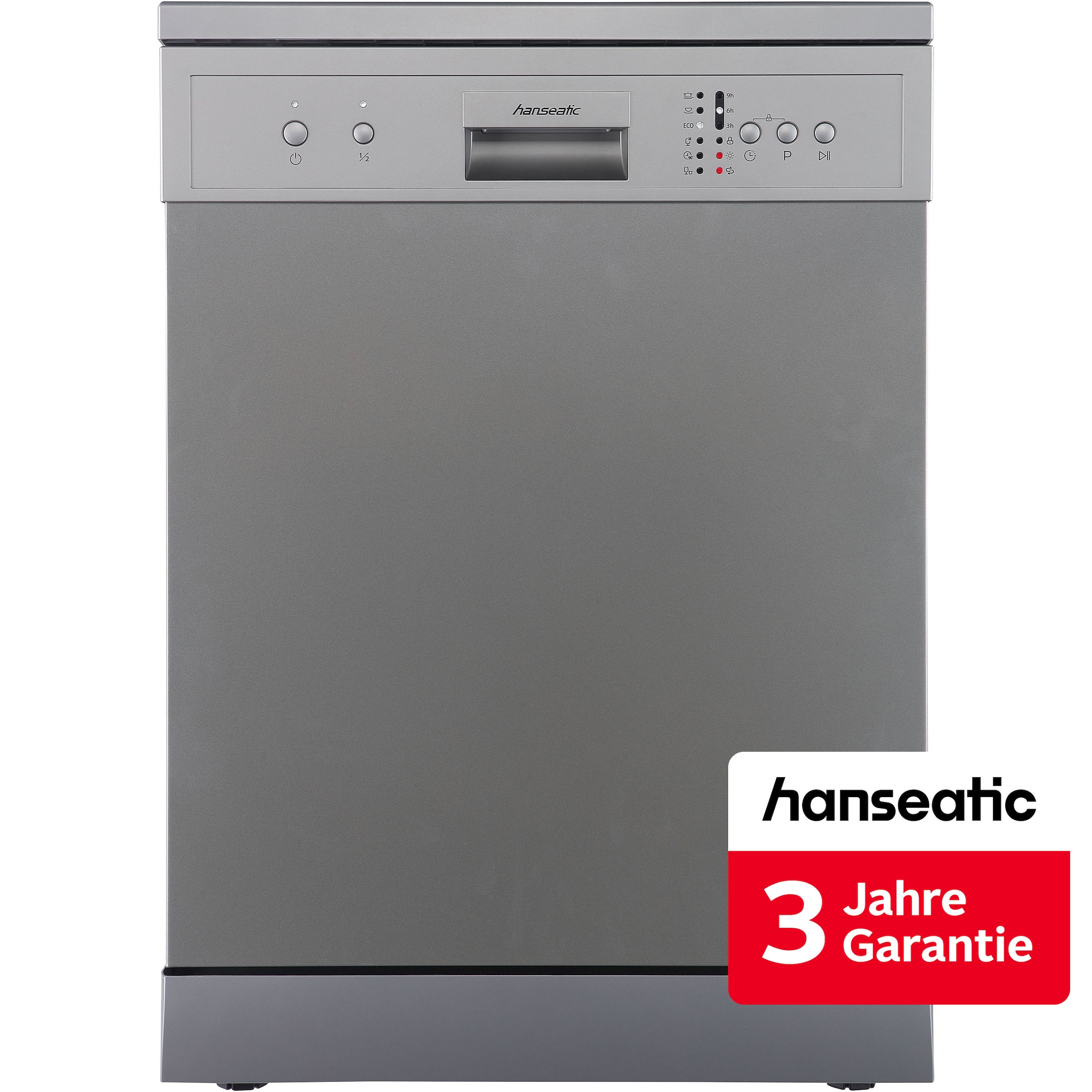 Hanseatic Standgeschirrspüler "HG6085E127635S" 12 Maßgedecke inkl. 3 Jahre Herstellergarantie