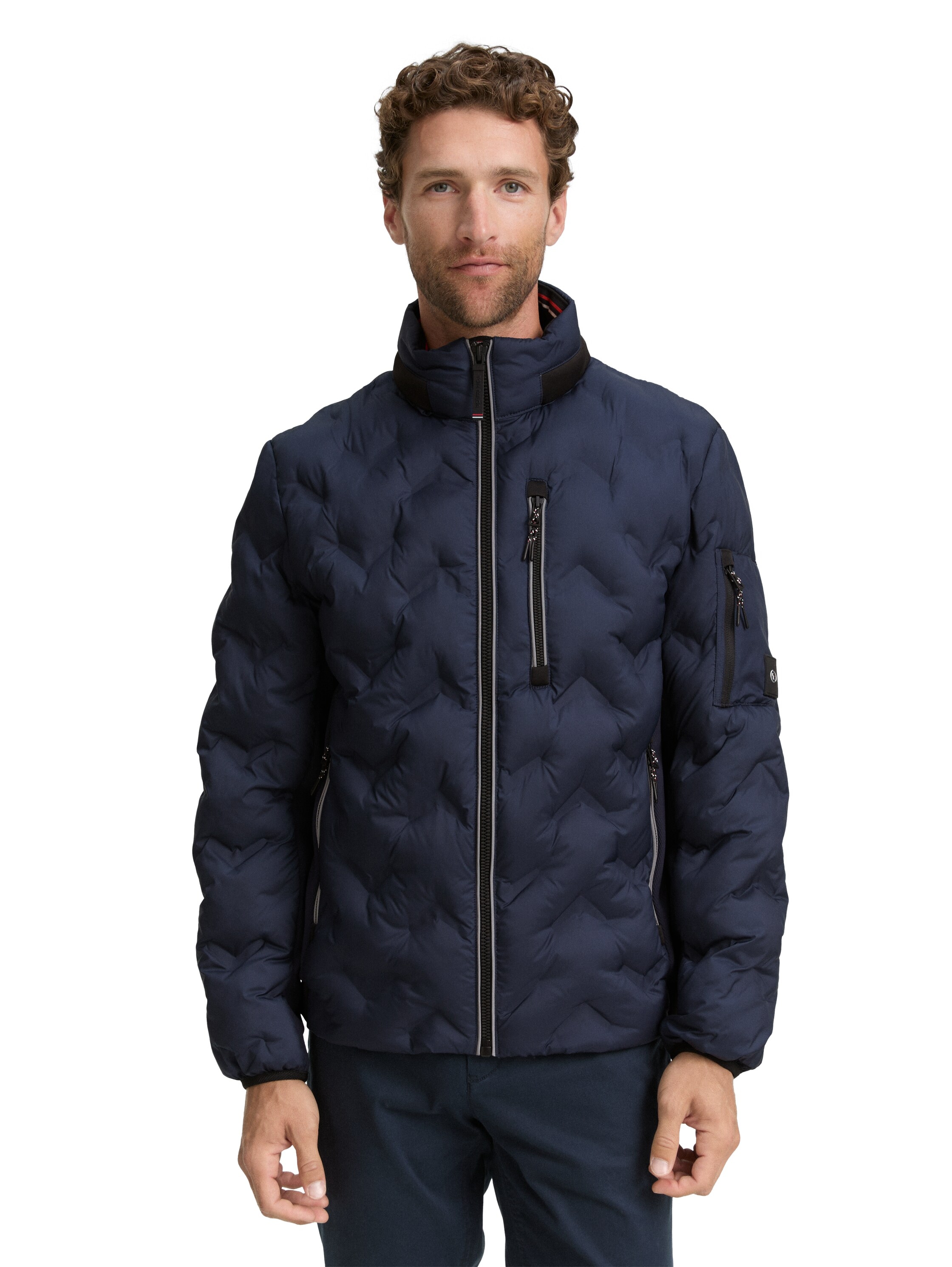 TOM TAILOR Hybridjacke ohne Kapuze mit Taschen und Stehkragen günstig online kaufen