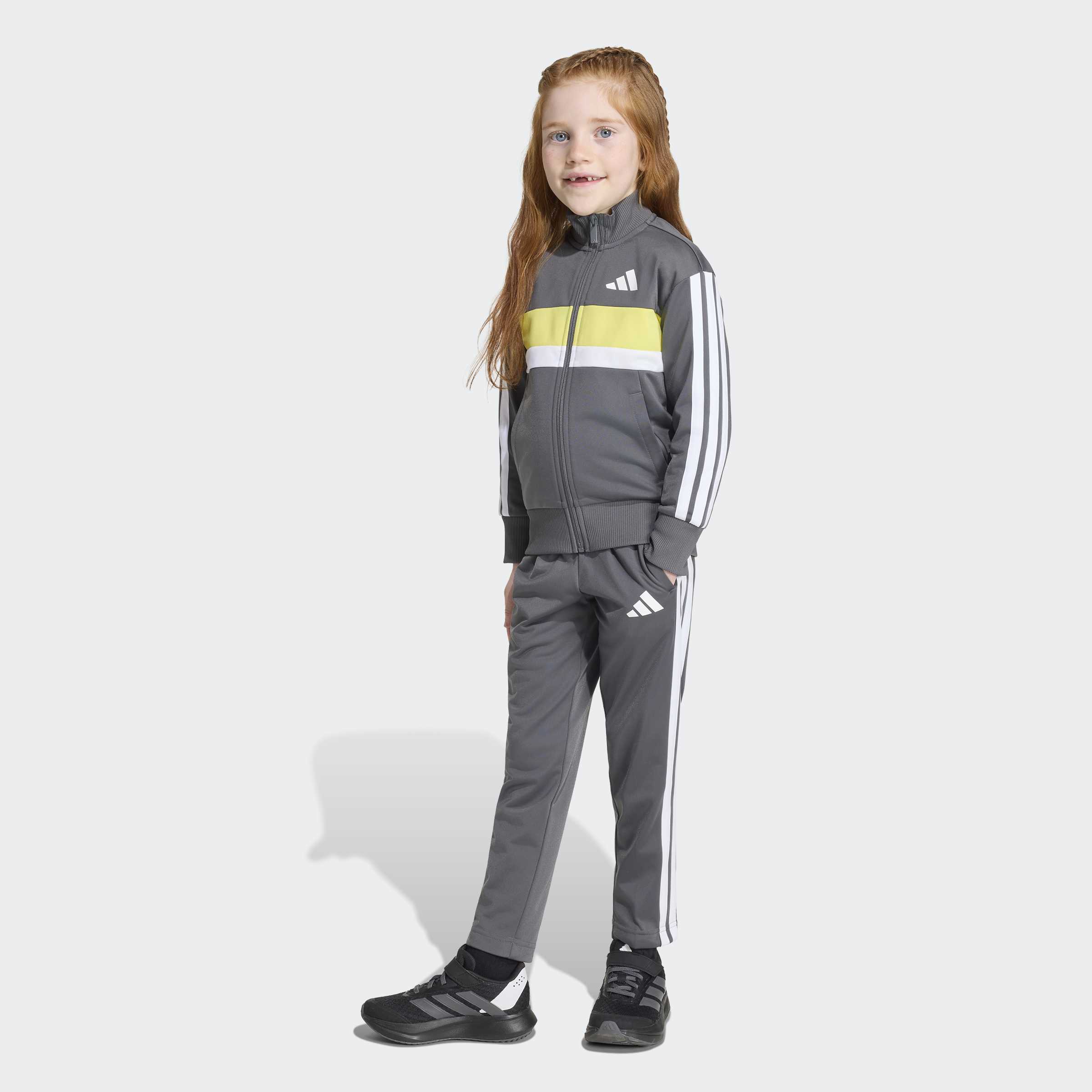 adidas Sportswear Trainingsanzug "SEASONAL ESSENTIALS TIBERIO 3-STREIFEN TRICOT KIDS" 2