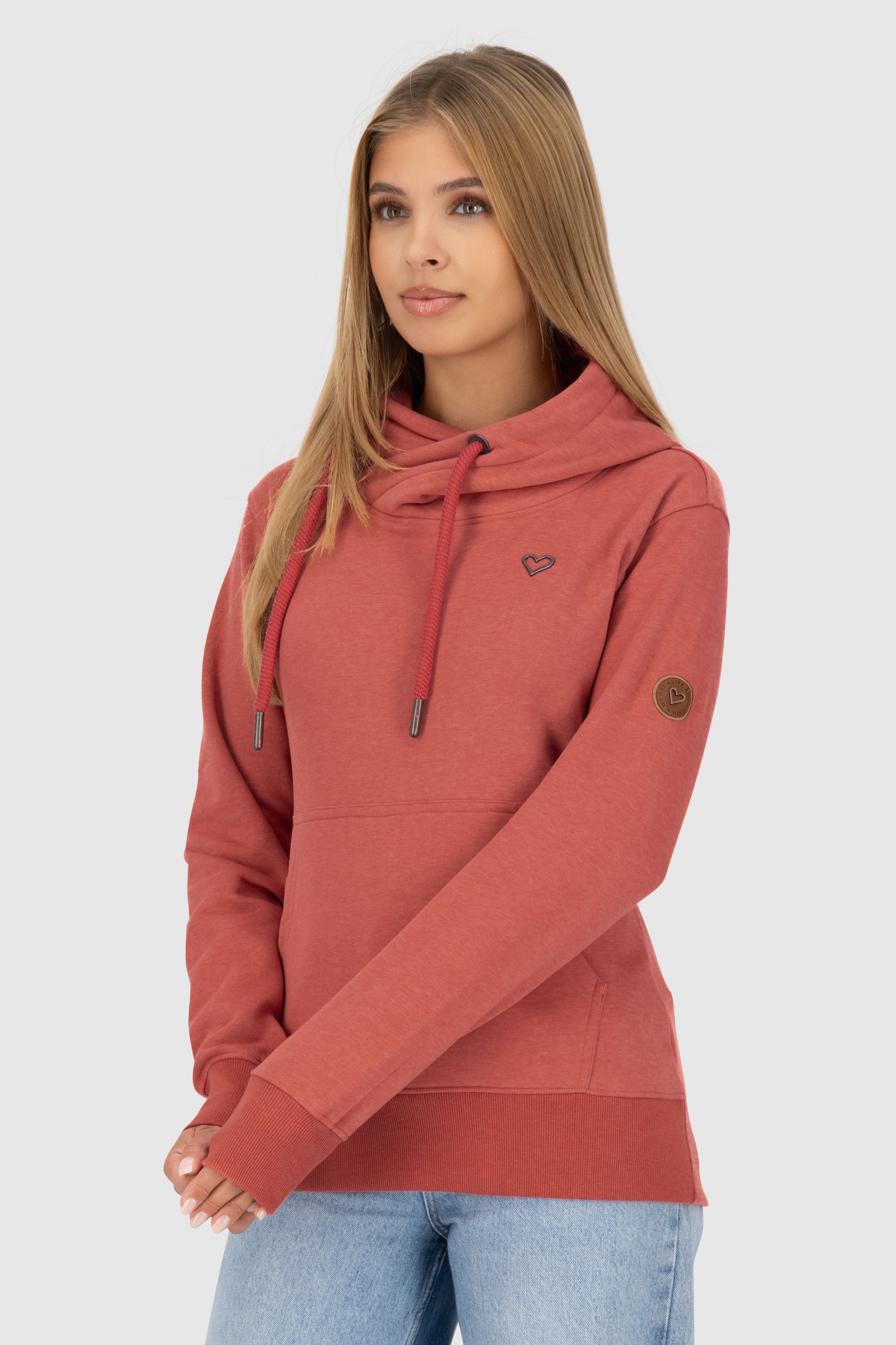 Alife & Kickin Kapuzensweatshirt »Damen SarahAK A«, Hoodie Kapuzenpullover, Sweatshirt mit Kapuze und Kängurutasche