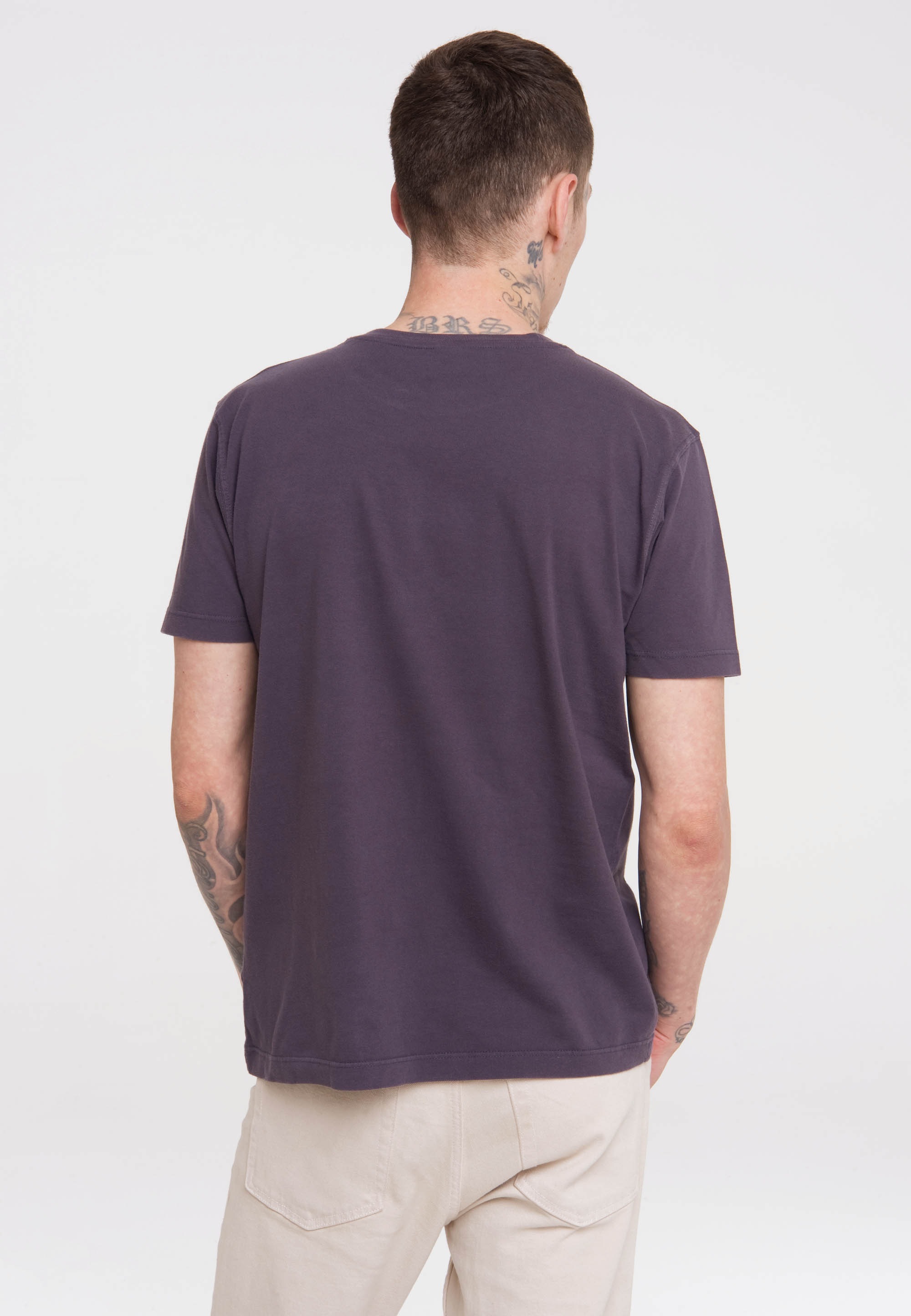 LOGOSHIRT T-Shirt »Superman«, mit coolem Superhelden Motiv
