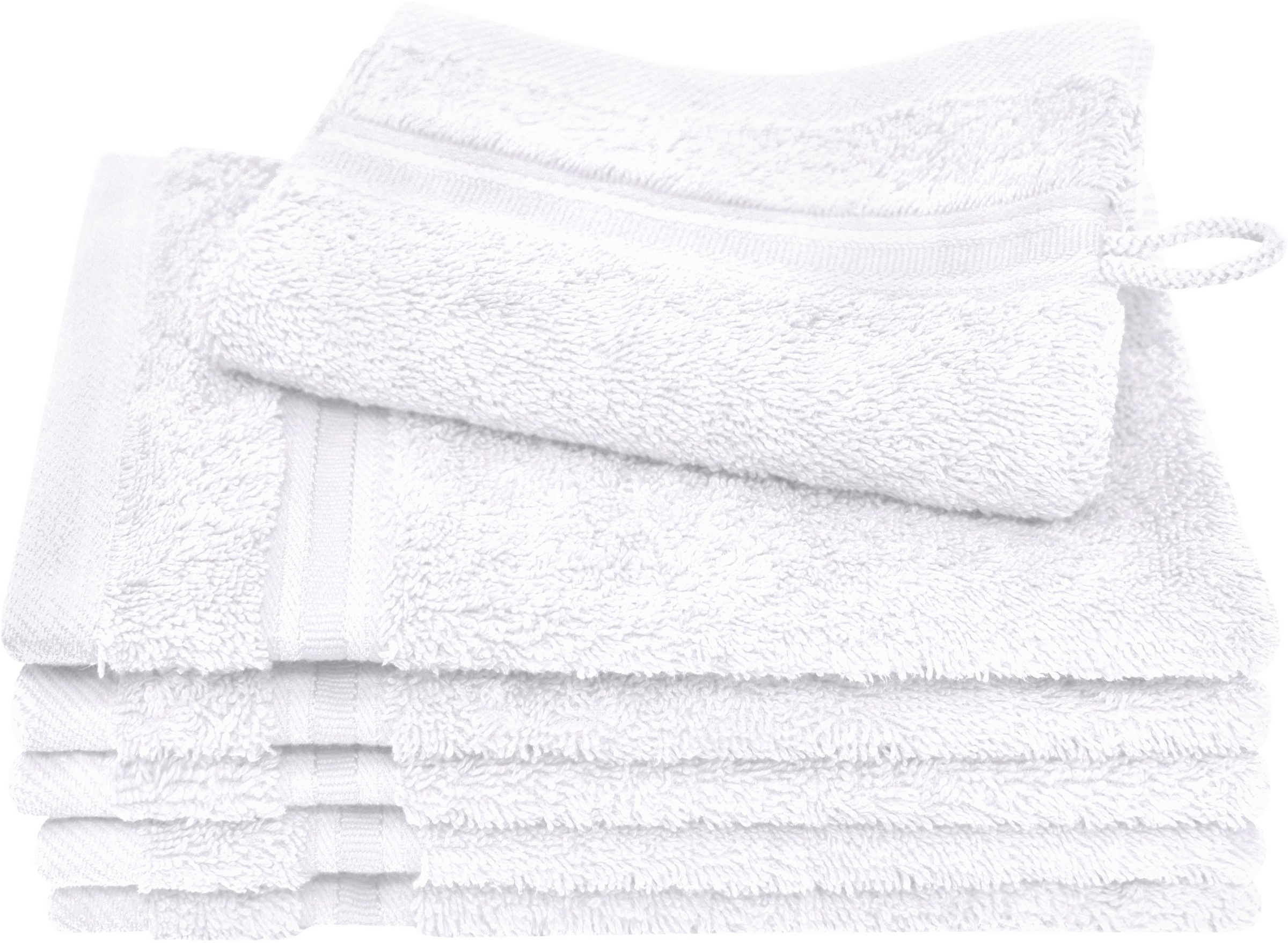 Dyckhoff Waschhandschuh "Siena" mit Bordüre günstig online kaufen