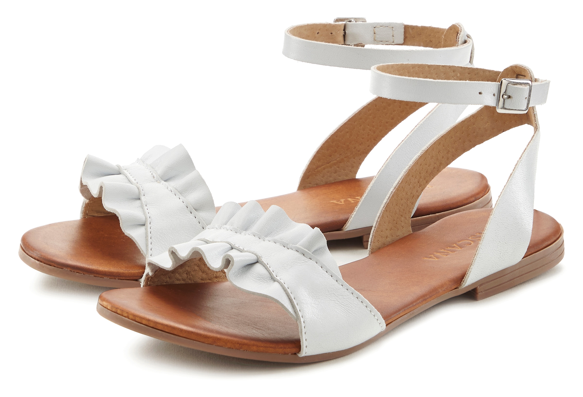 LASCANA Sandale "Sommerschuh", Sandalette, Sommerschuh, offener Schuh aus L günstig online kaufen