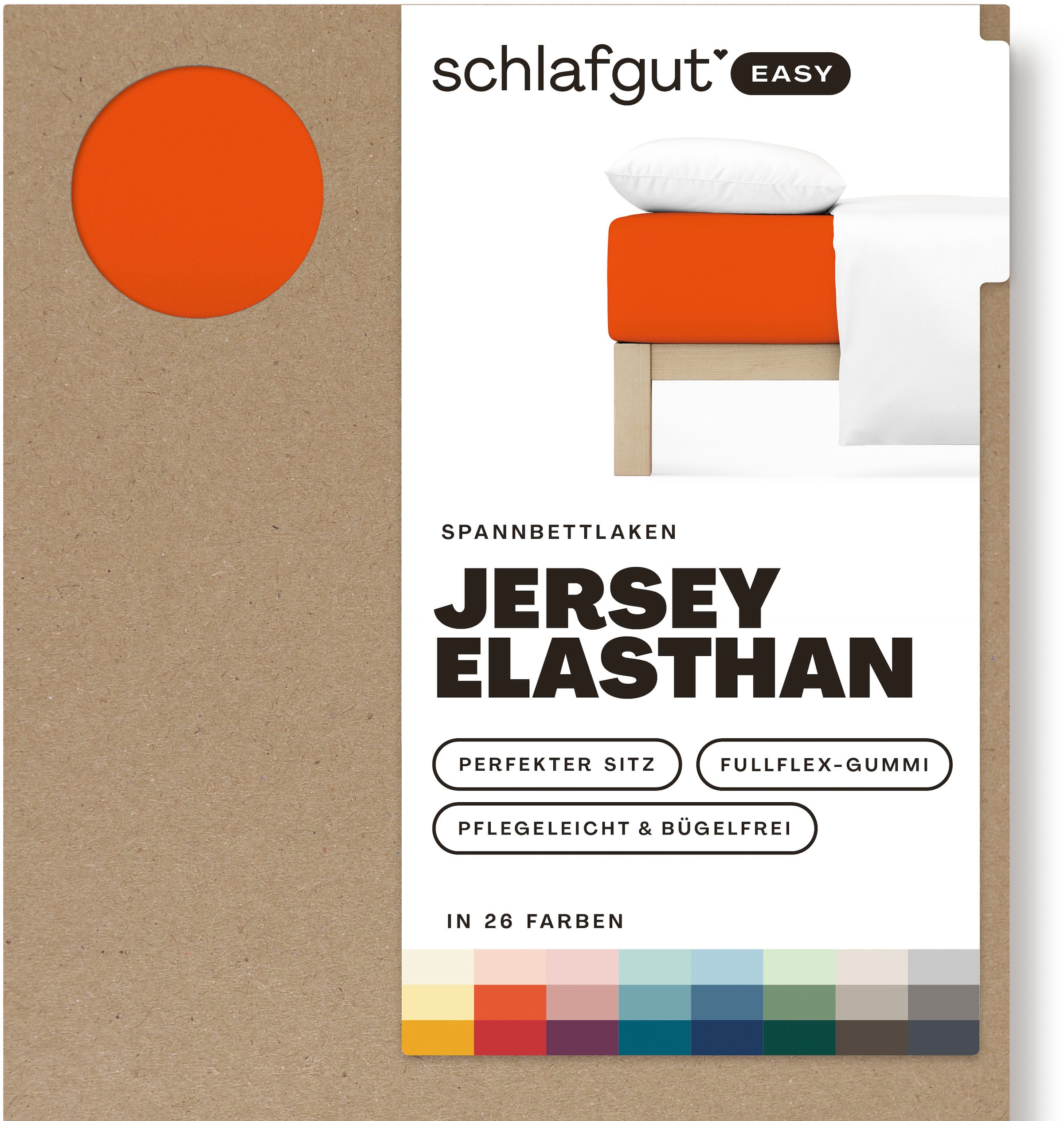 Schlafgut Spannbettlaken "EASY Jersey Elasthan", MADE IN GREEN by OEKO-TEX