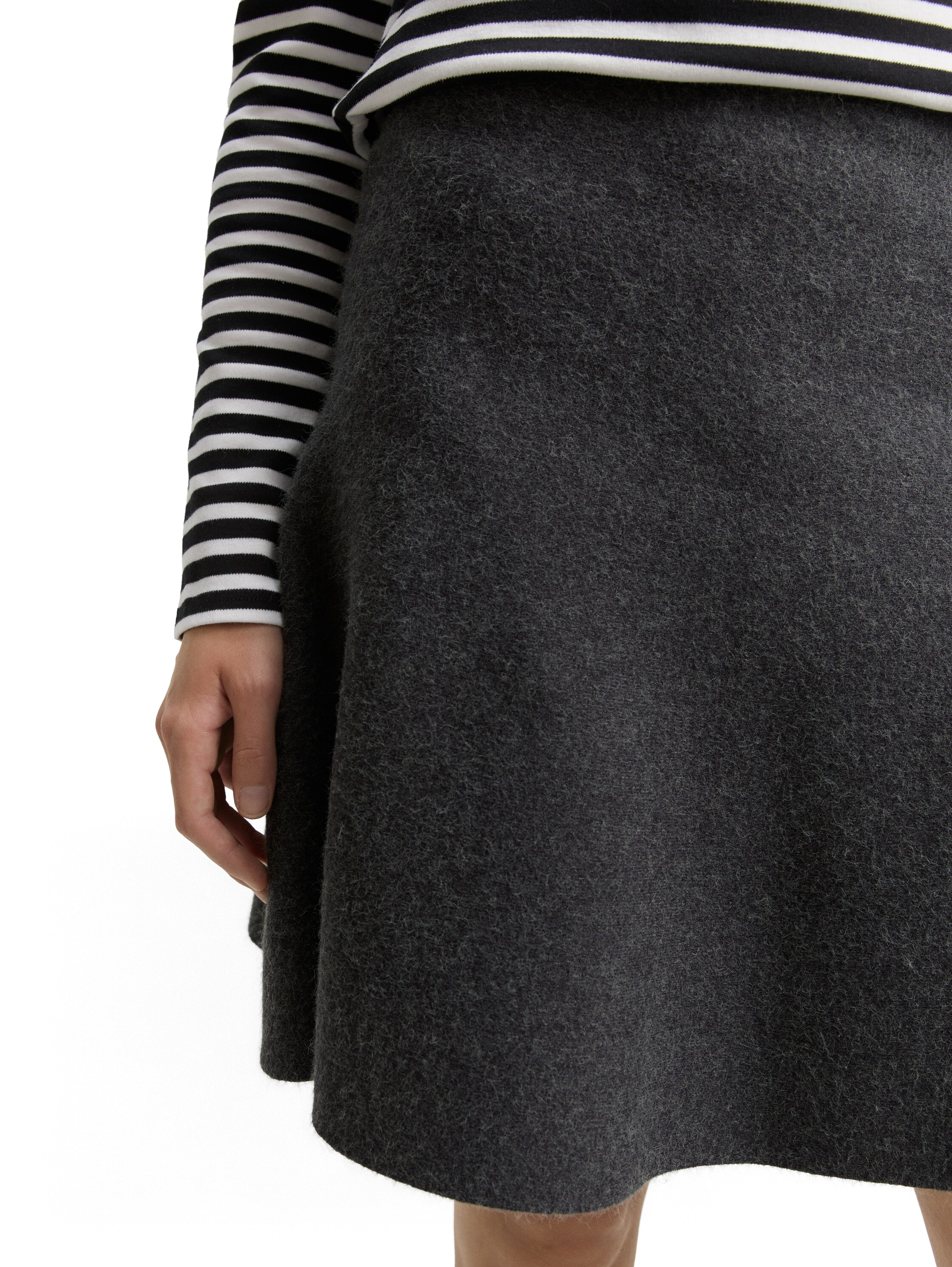 TOM TAILOR Denim Minirock, aus Strick