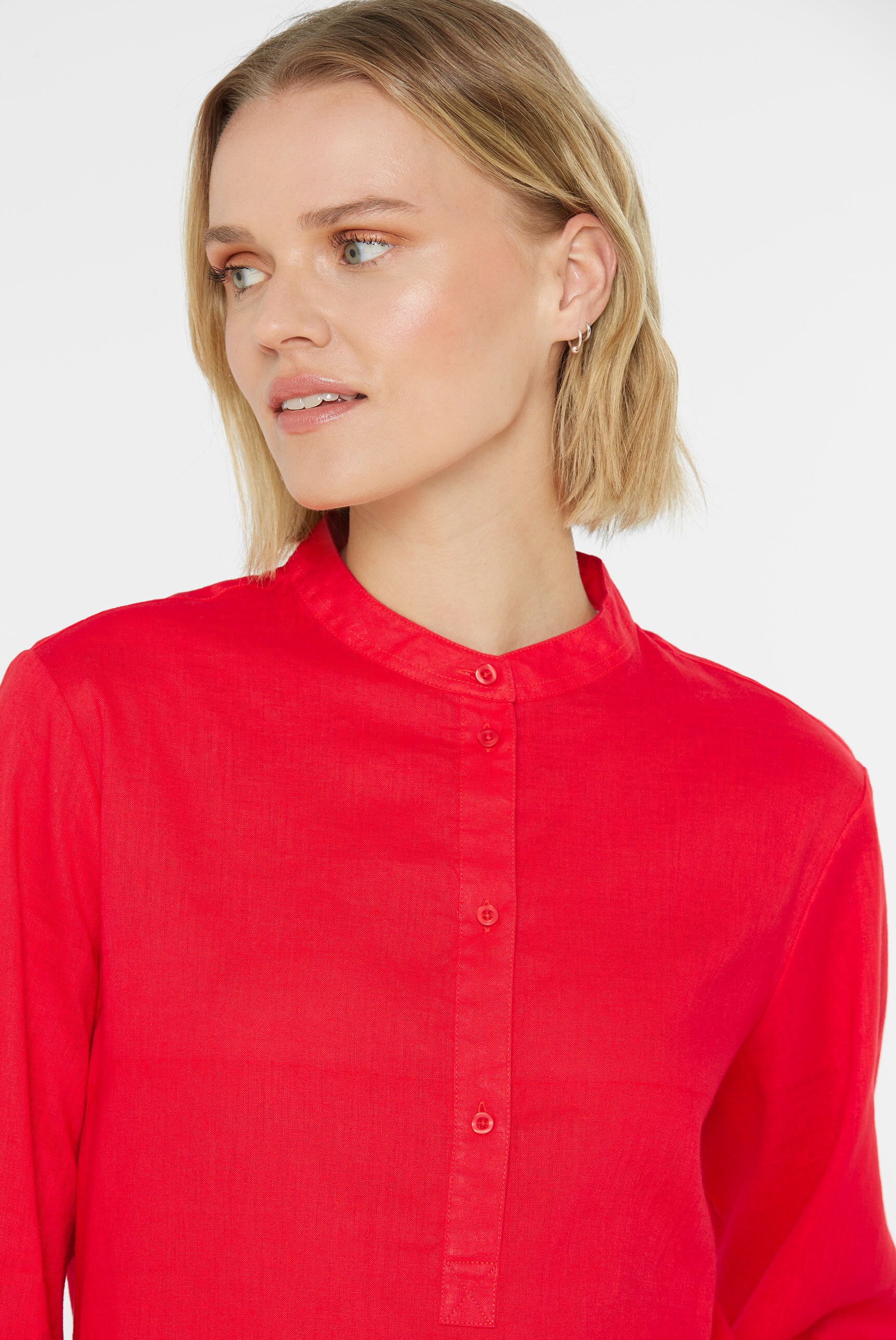 SENSES.THE LABEL Schlupfbluse mit Seitenschlitze