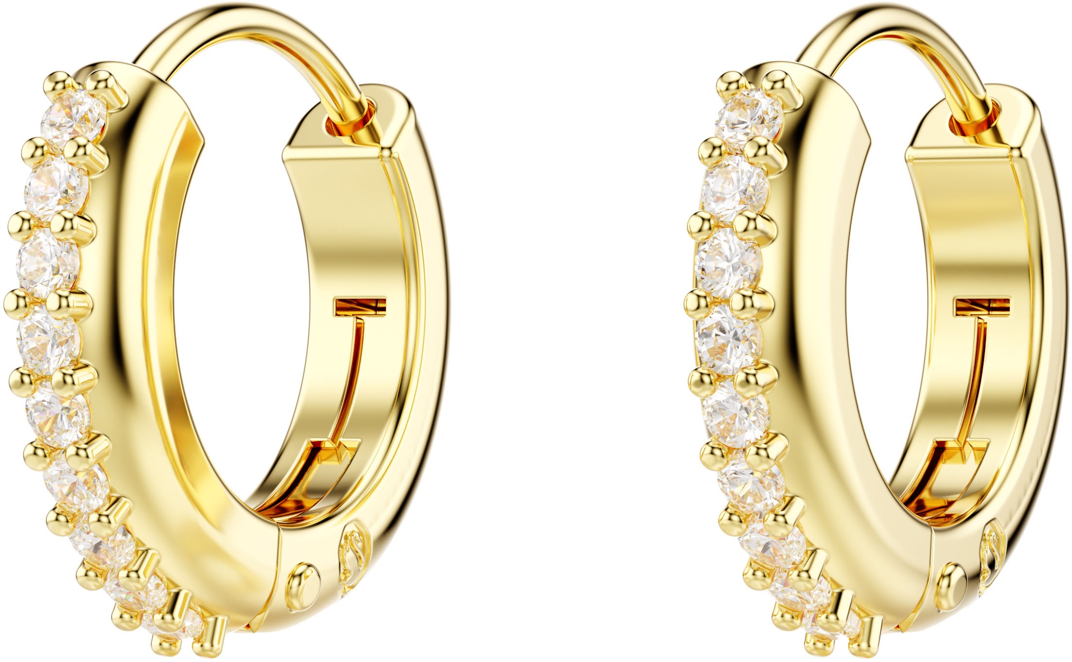 Swarovski Paar Creolen »Schmuck Geschenk Matrix Ohrringe, 5690669, 5690670, 5697228«, mit Swarovski® Zirkonia (synth.)