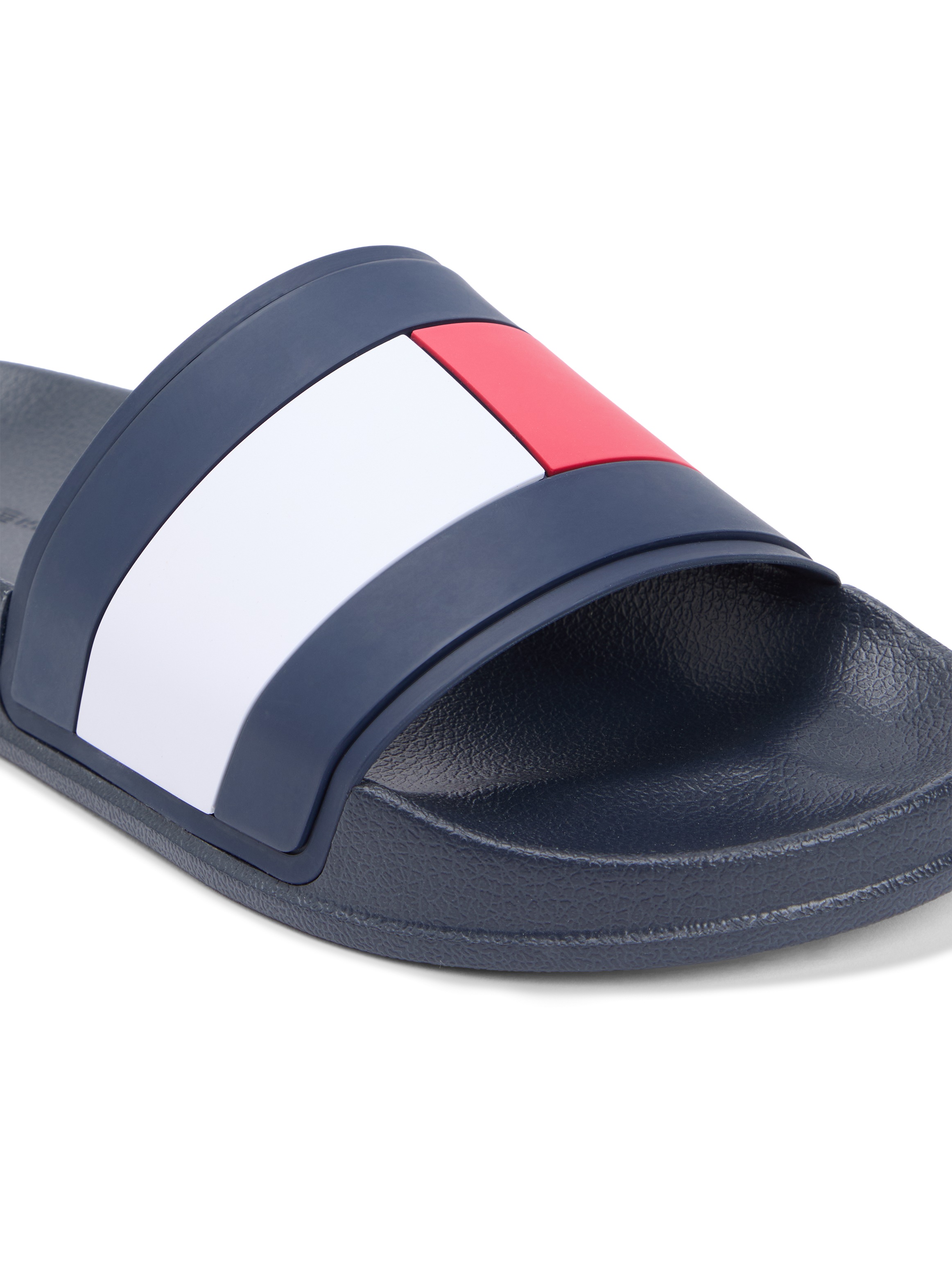 Tommy Hilfiger Pantolette "CORE HILFIGER FLAG POOL SLIDE" Strandschuh, Flat günstig online kaufen