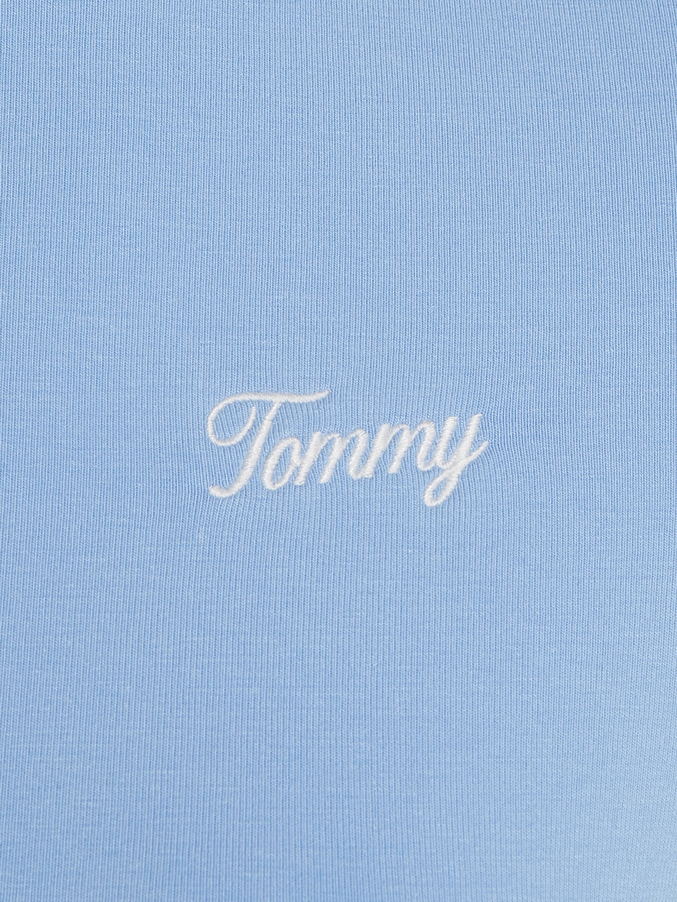 Tommy Jeans Jerseykleid »TJW SCRIPT SS BODYCON DRESS EXT«, mit Tommy Jeans Flagge