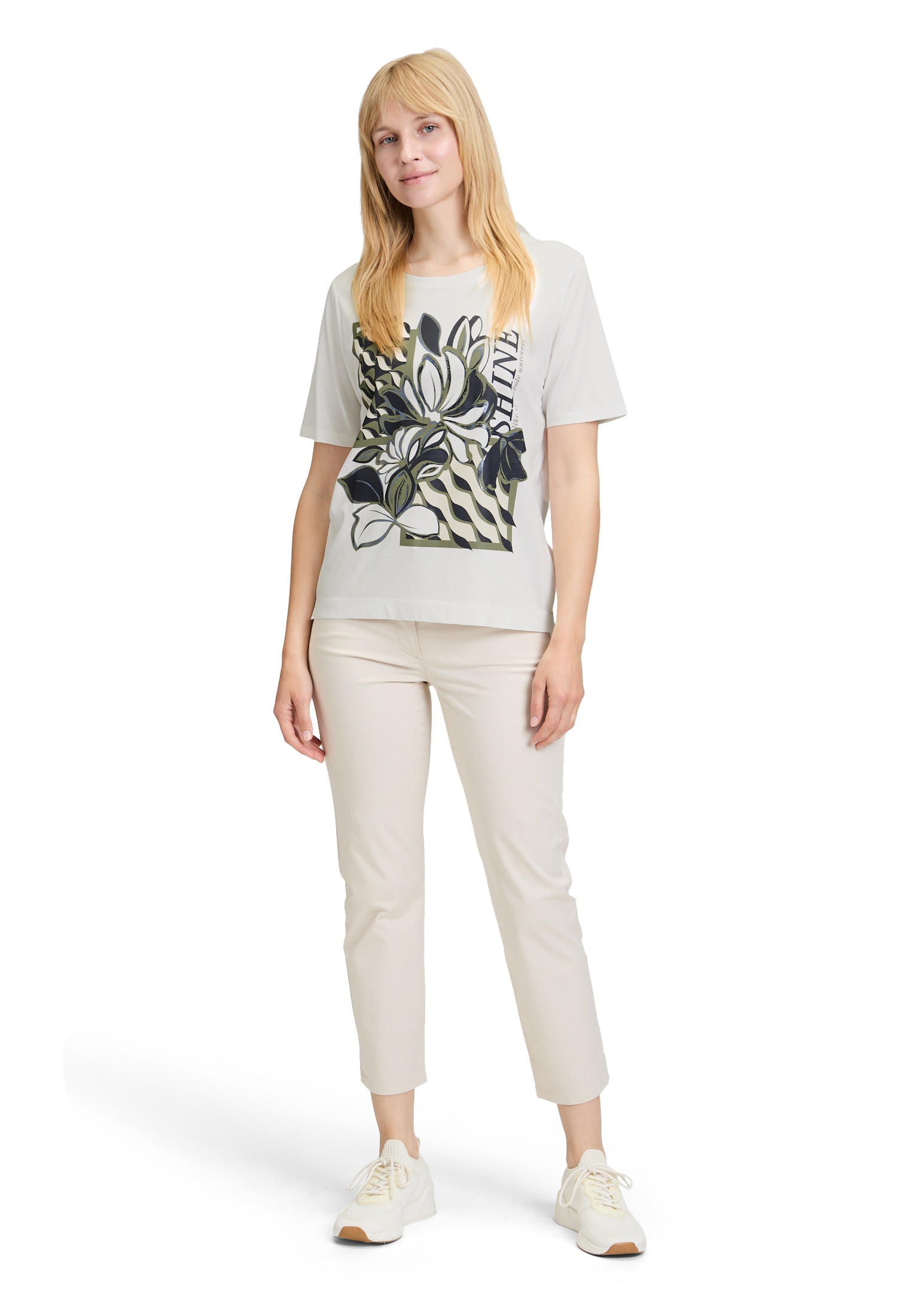 Betty Barclay Kurzarmshirt »Betty Barclay Basic Shirt mit Rundhalsausschnitt«, (1 tlg.)