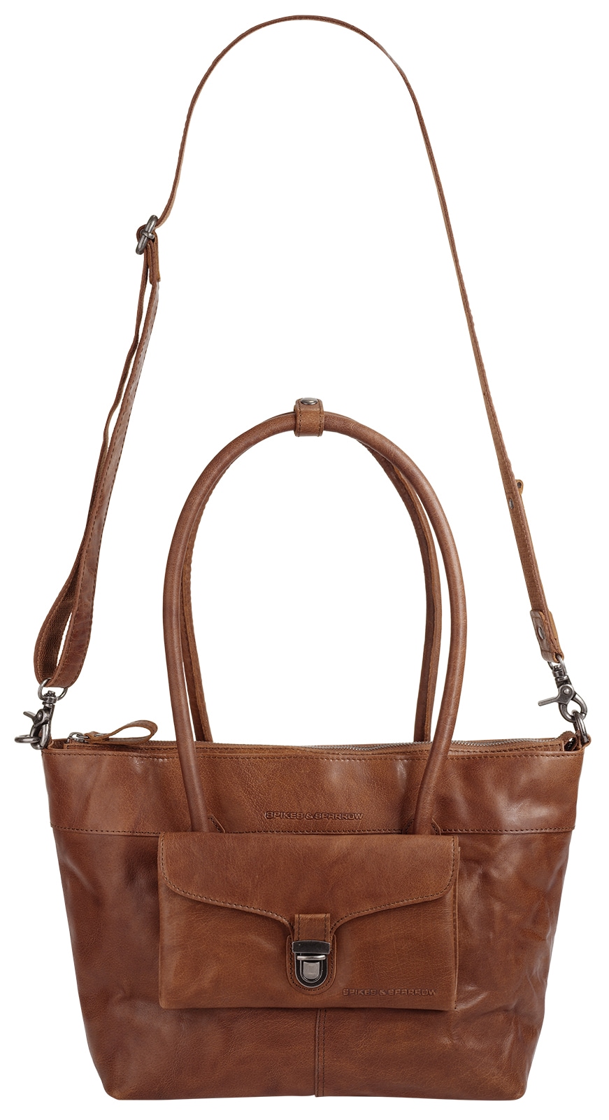 Spikes & Sparrow Shopper echt Leder