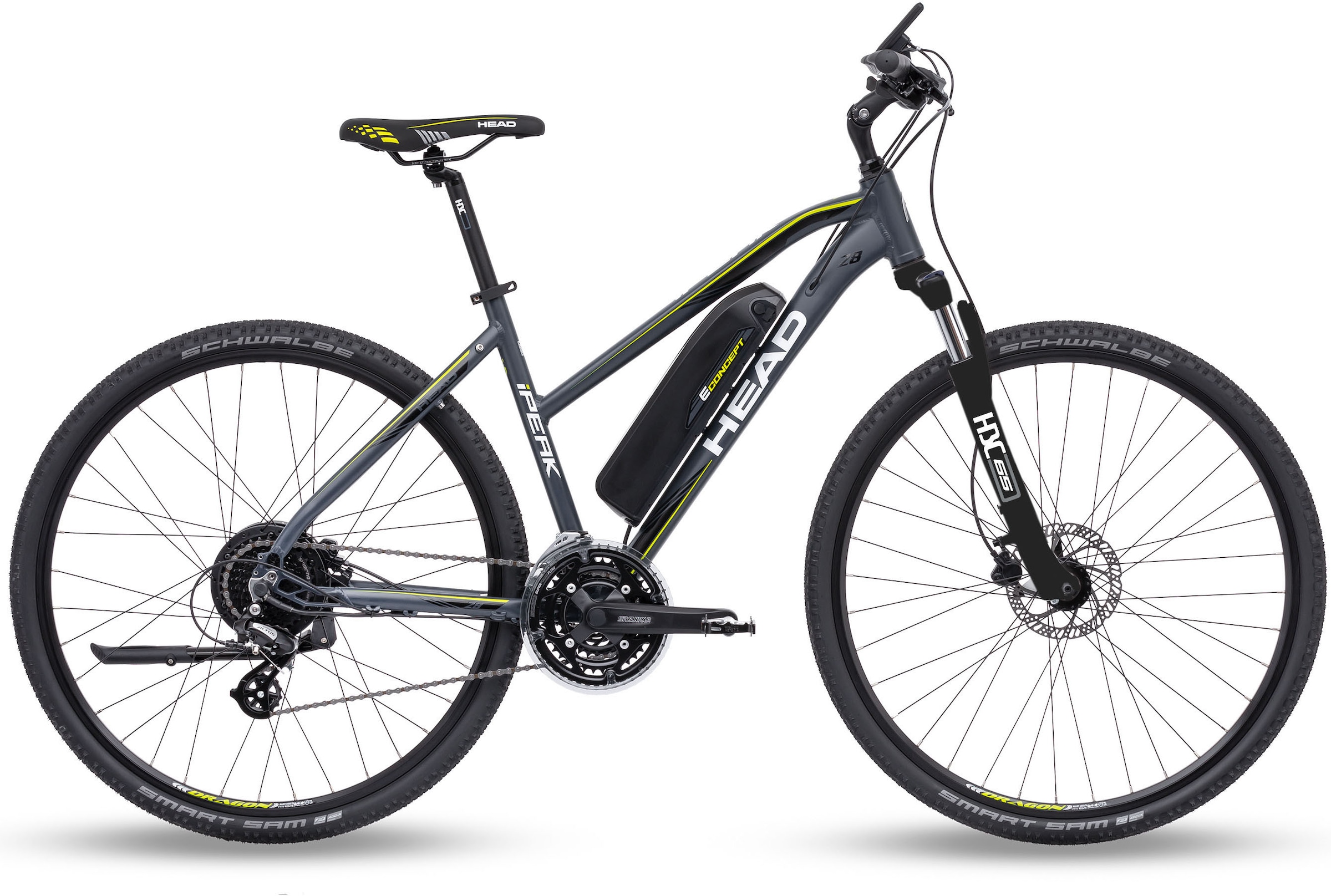 Head E-Bike "e I-Peak RM Lady", 24 Gang, S-Ride, RDM200, Pedelec, Elektrofahrrad für Damen