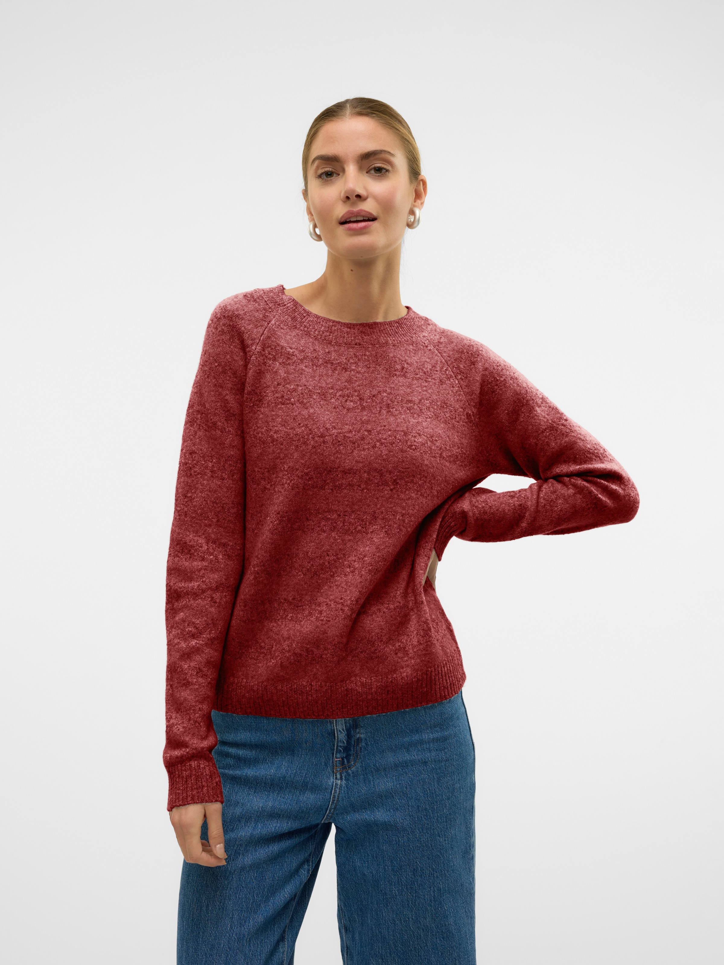 Vero Moda Rundhalspullover "VMDOFFY LS O-NECK BLOUSE GA NOOS" günstig online kaufen