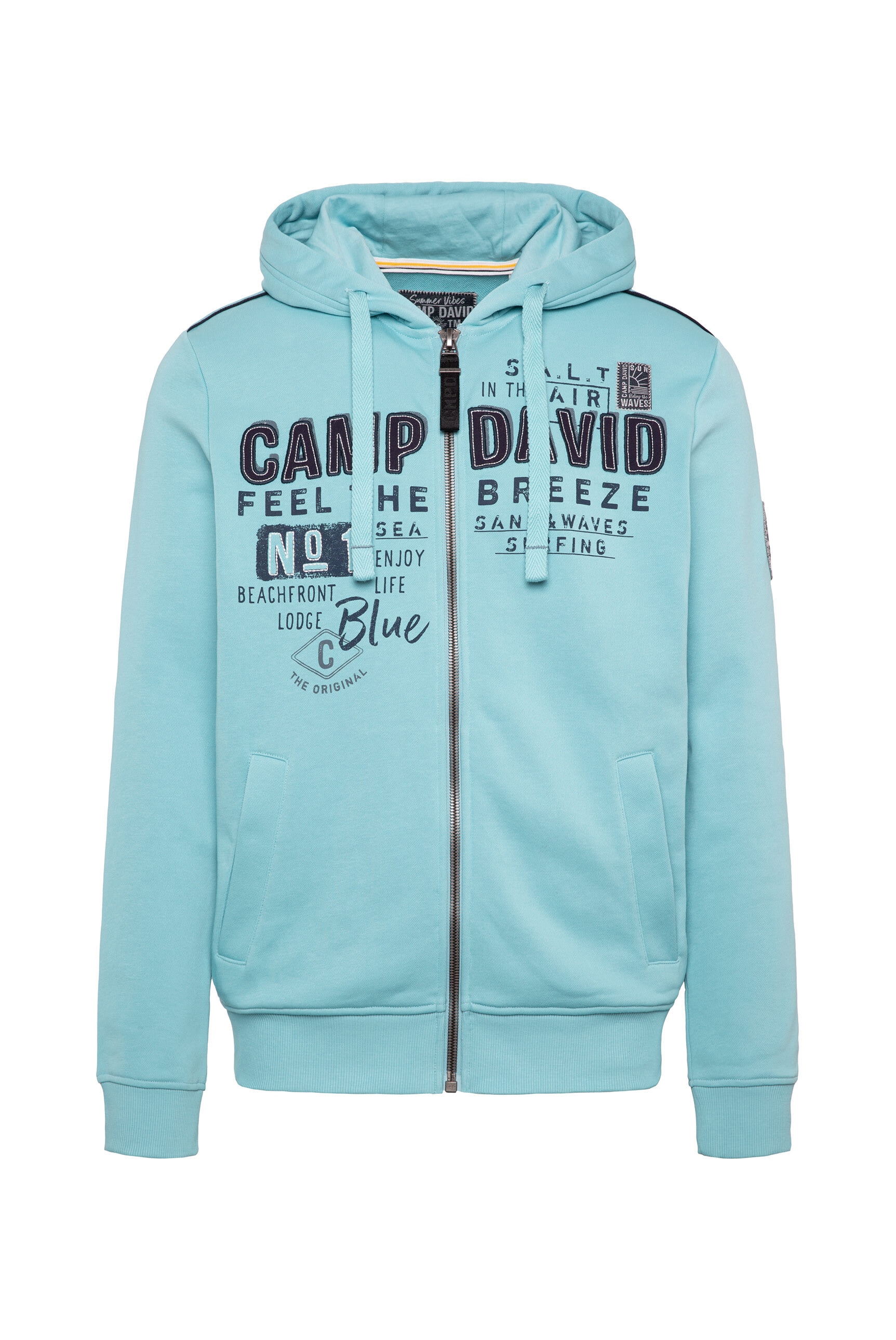 CAMP DAVID Kapuzensweatjacke, mit Baumwolle