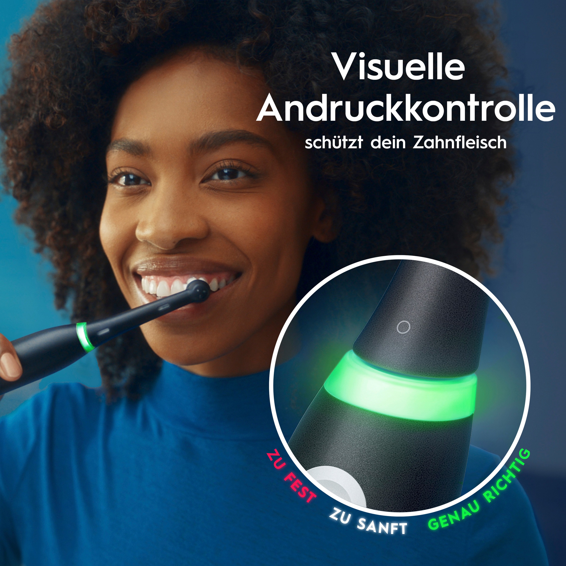 Oral-B Elektrische Zahnbürste »iO Series 3«, 3 St. Aufsteckbürsten, Geschenkedition, Magnet-Technologie, Reise-Etui