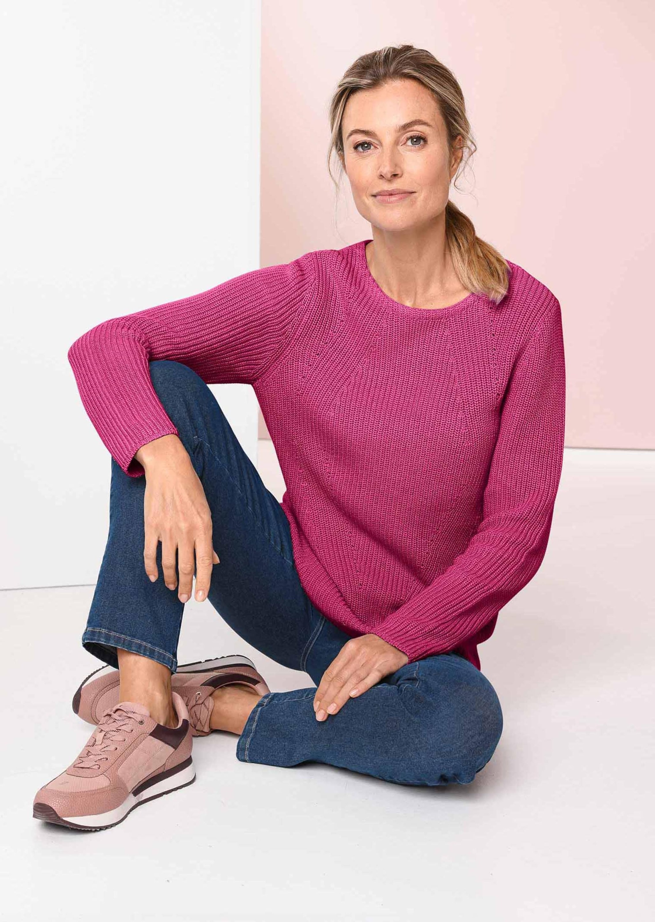 Goldner Knit Sweater Pink 40 2