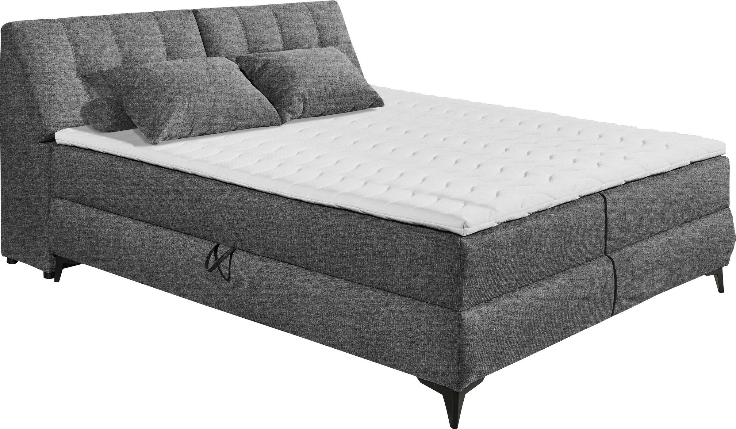 ED EXCITING DESIGN Boxbett »Atlantis«, mit Bettkasten und Stauraum im Kopfteil